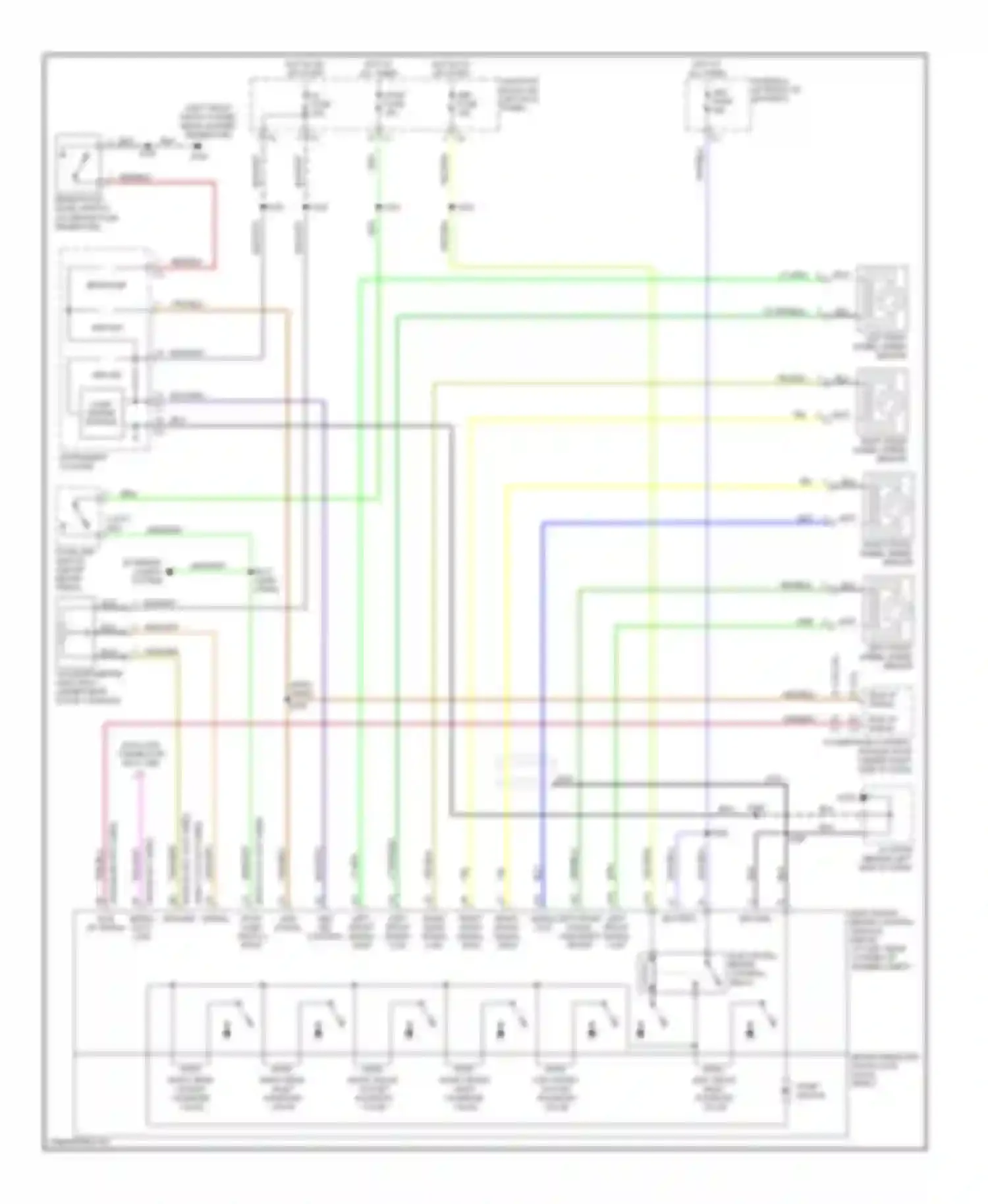 Wiring diagram lamp driver module for Chevrolet Tracker II (1998-2004) (1 of 1)
