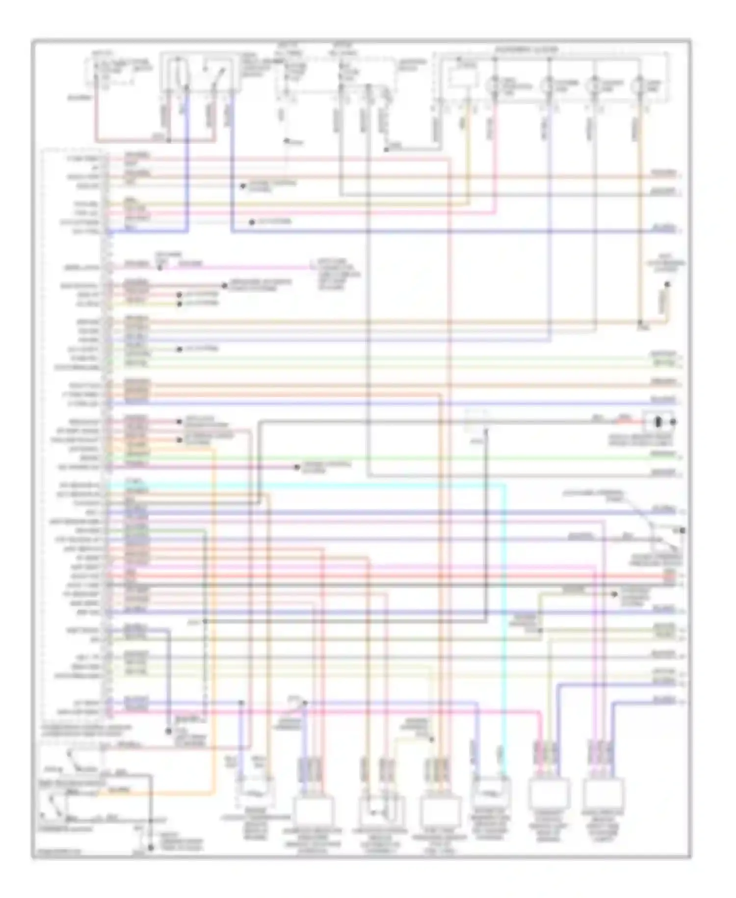 Wiring diagram power ind for Chevrolet Tracker II (1998-2004) (2 of 3)
