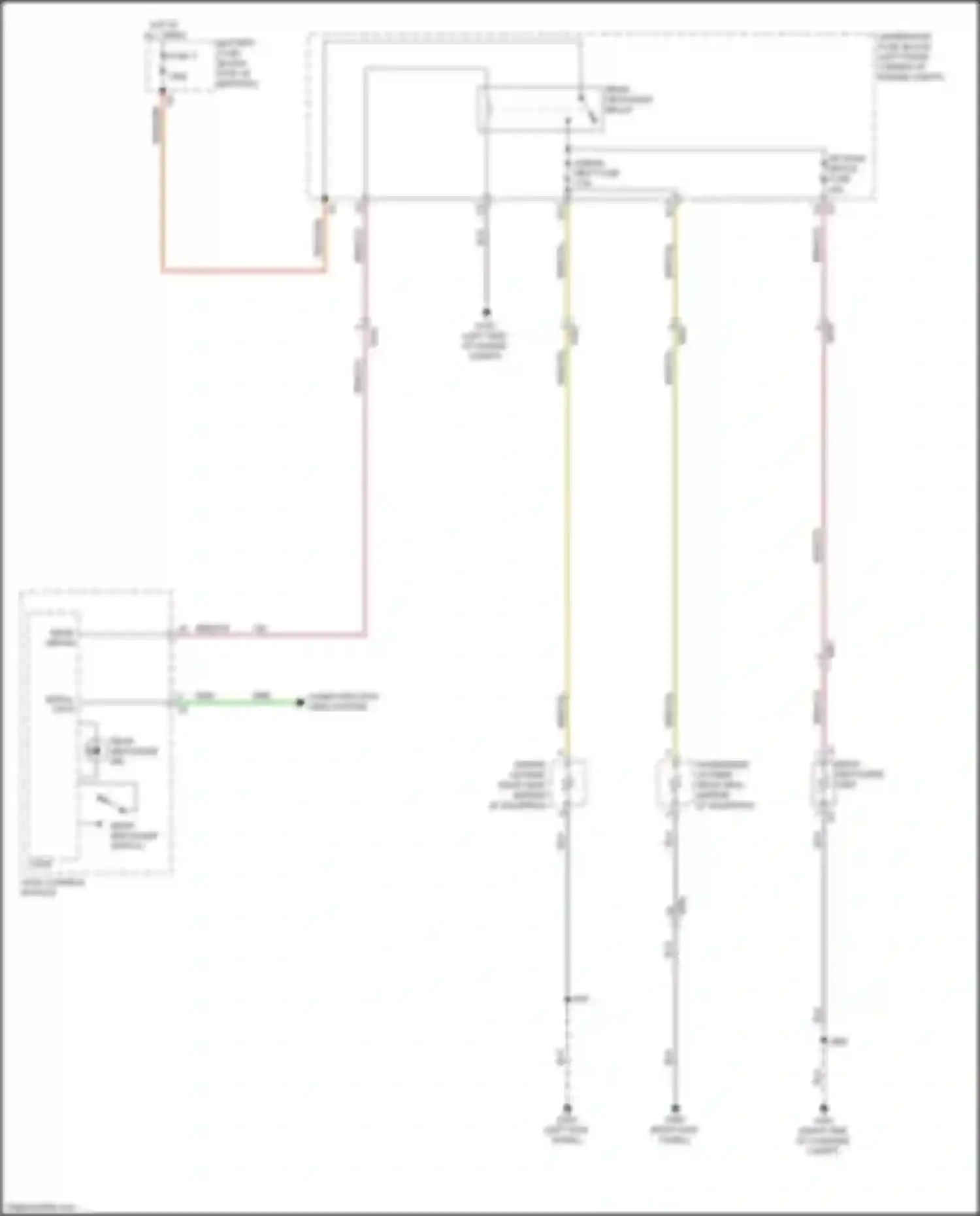 Tracker Chevrolet III (2013-2017): Defoggers circuit