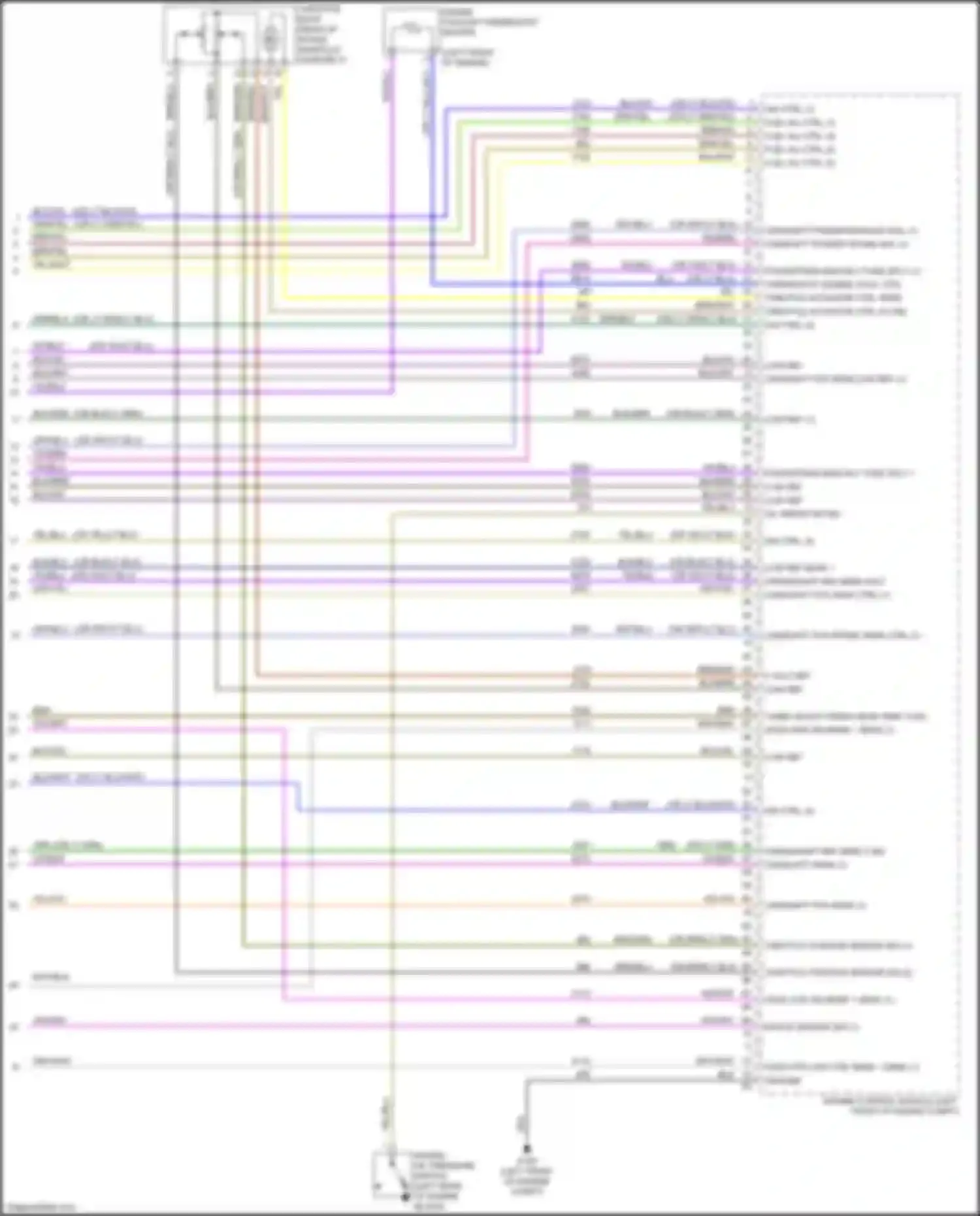 Tracker Chevrolet III (2013-2017): Wiring diagram engine performance 1.4l vin b (6 of 6)