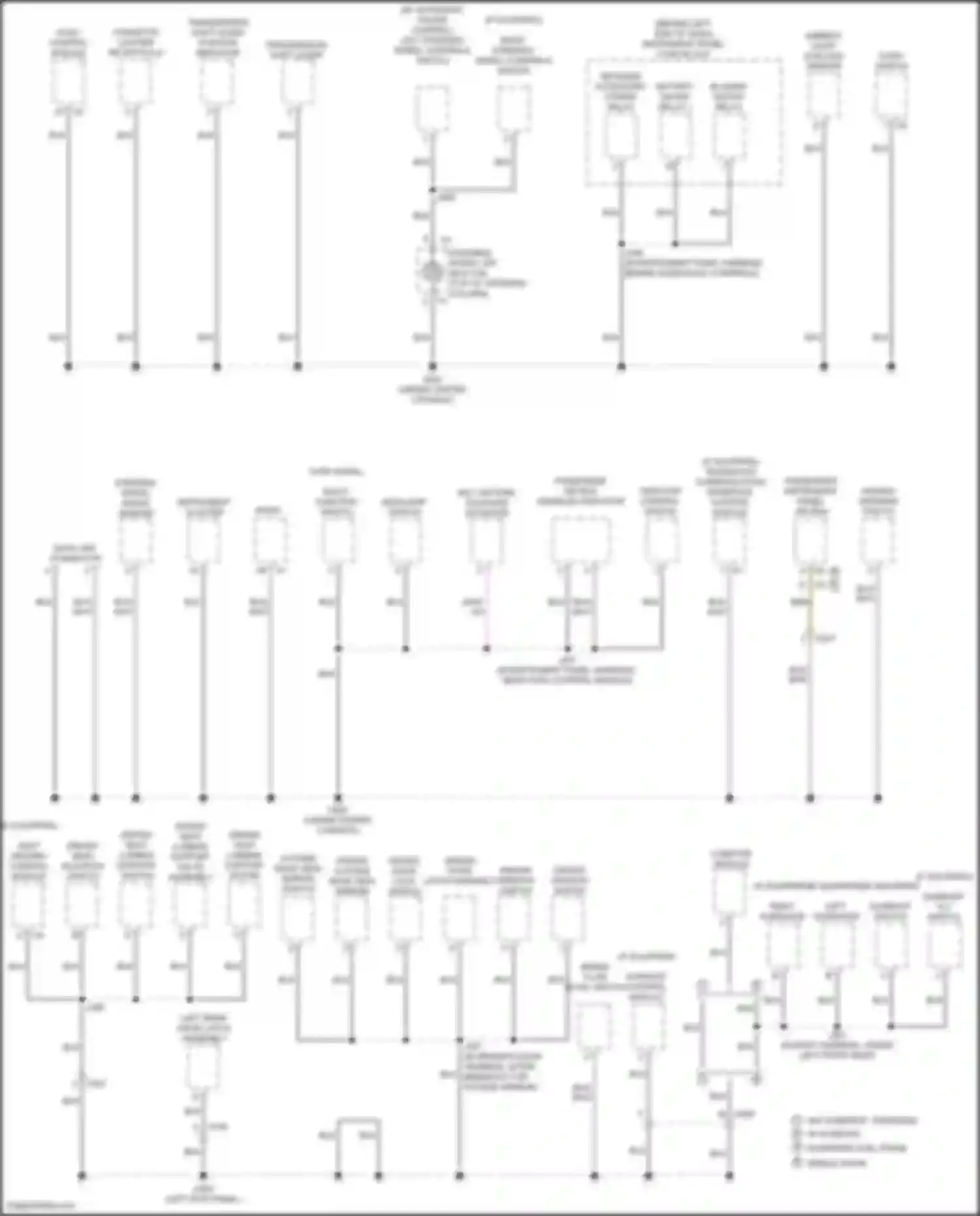 Tracker Chevrolet III (2013-2017): Ground distribution circuit (3 of 4)