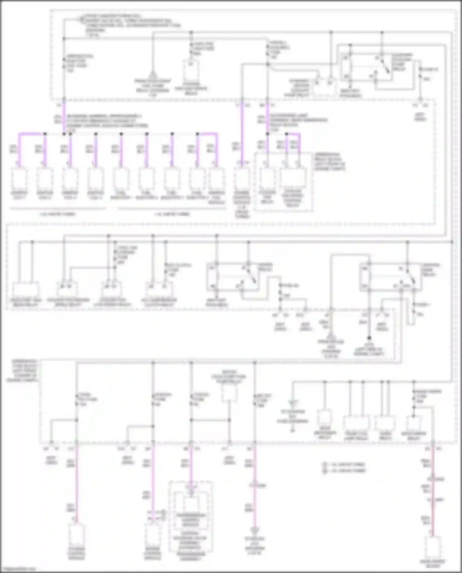 Tracker Chevrolet III (2013-2017): Power distribution circuit (2 of 6)