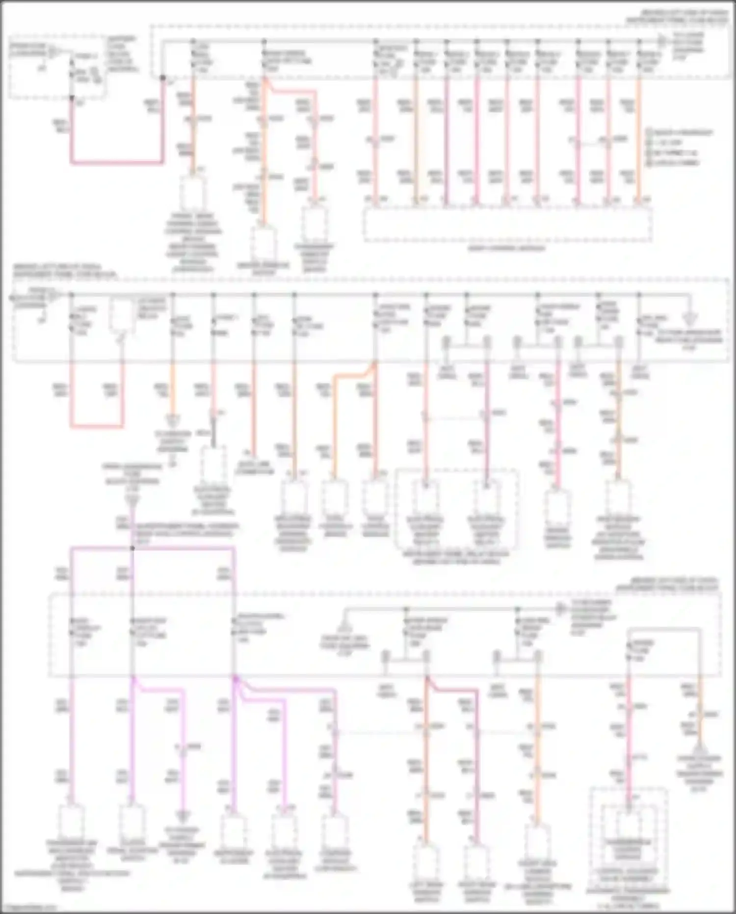 Tracker Chevrolet III (2013-2017): Power distribution circuit (4 of 6)