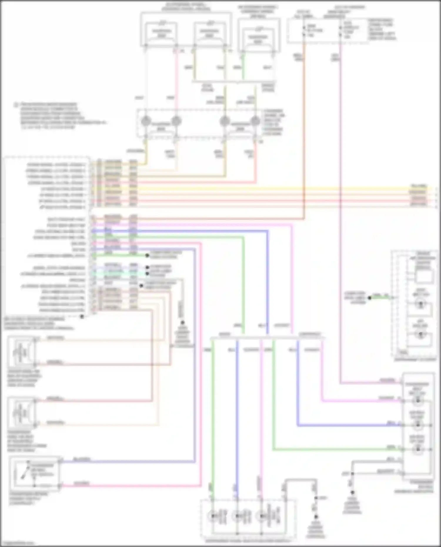 Tracker Chevrolet III (2013-2017): Supplemental restraints circuit (1 of 4)