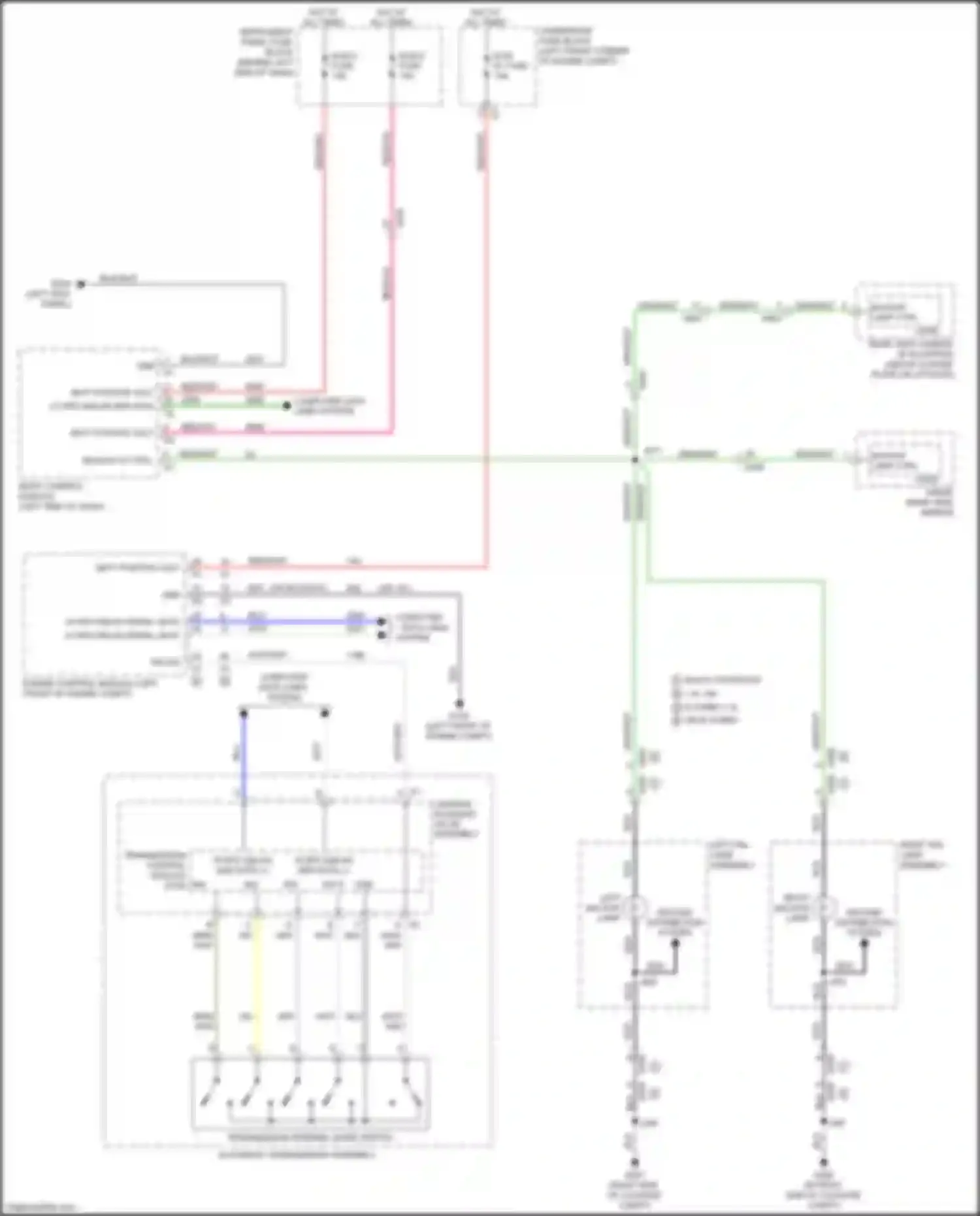 Wiring diagram automatic transmission assembly for Chevrolet Tracker III (2013-2017) (2 of 8)