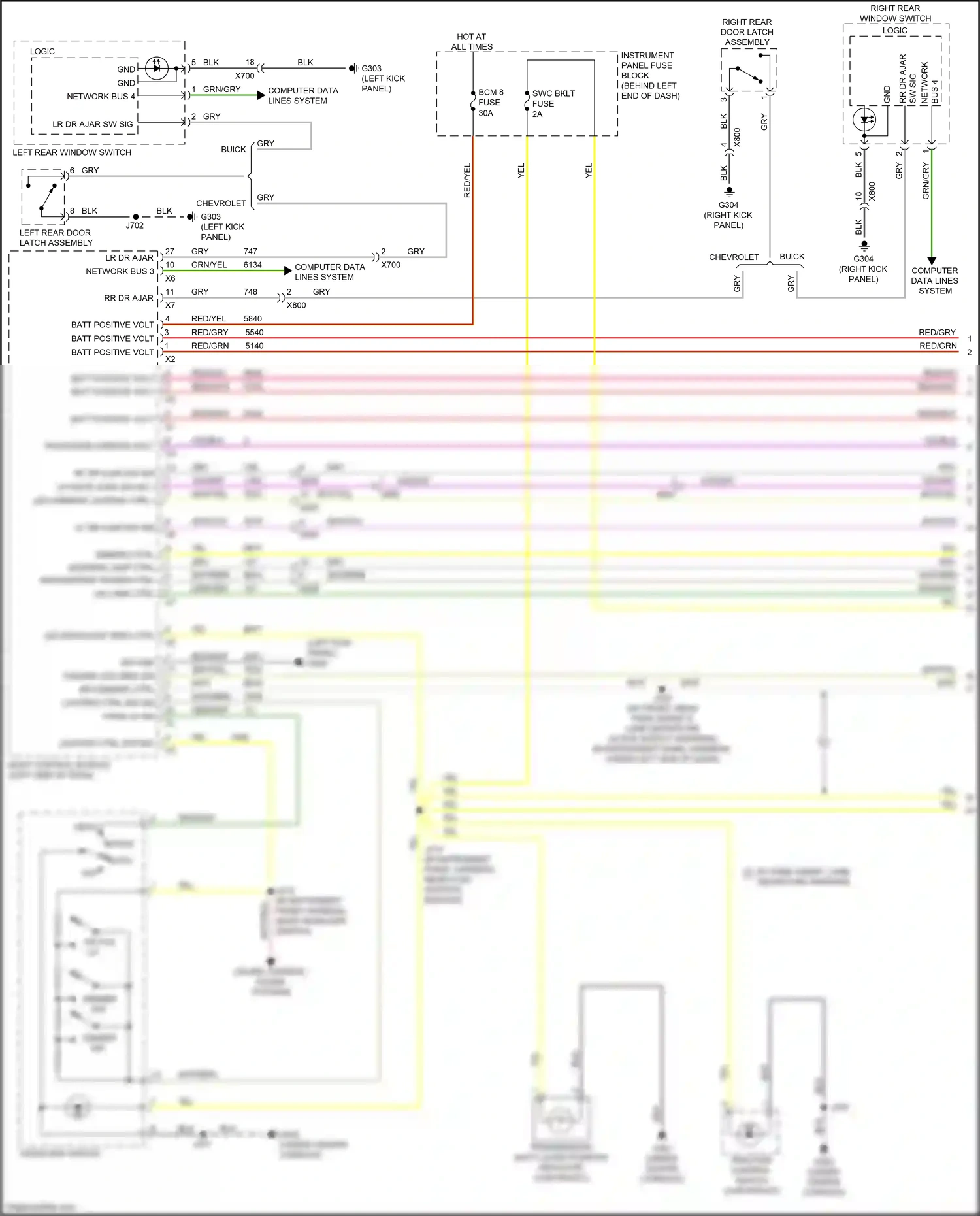 Chevrolet Tracker III (2013-2017) batt positive volt wiring diagram  (7 of 11)