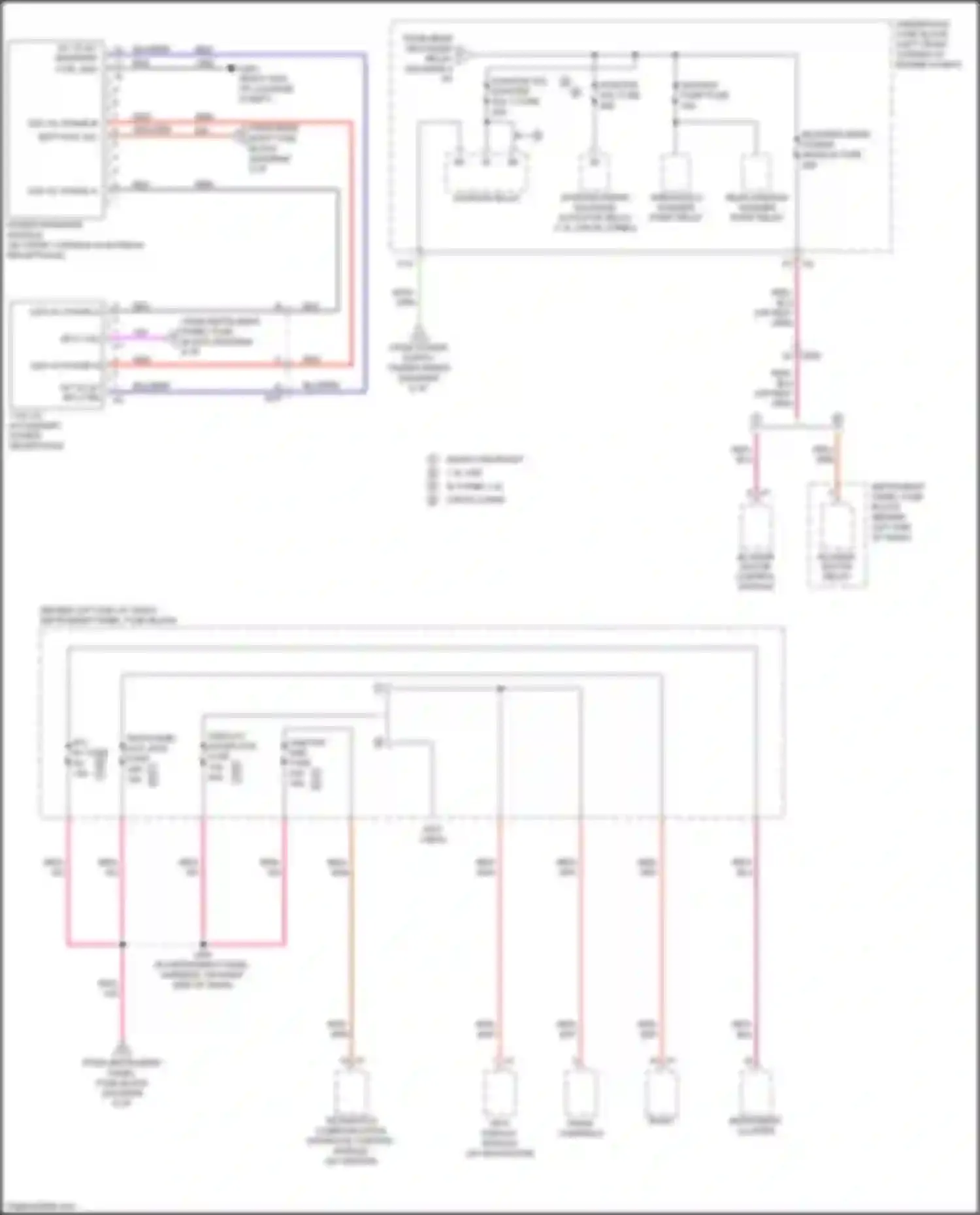 Wiring diagram blower/linear power module fuse for Chevrolet Tracker III (2013-2017) (1 of 1)