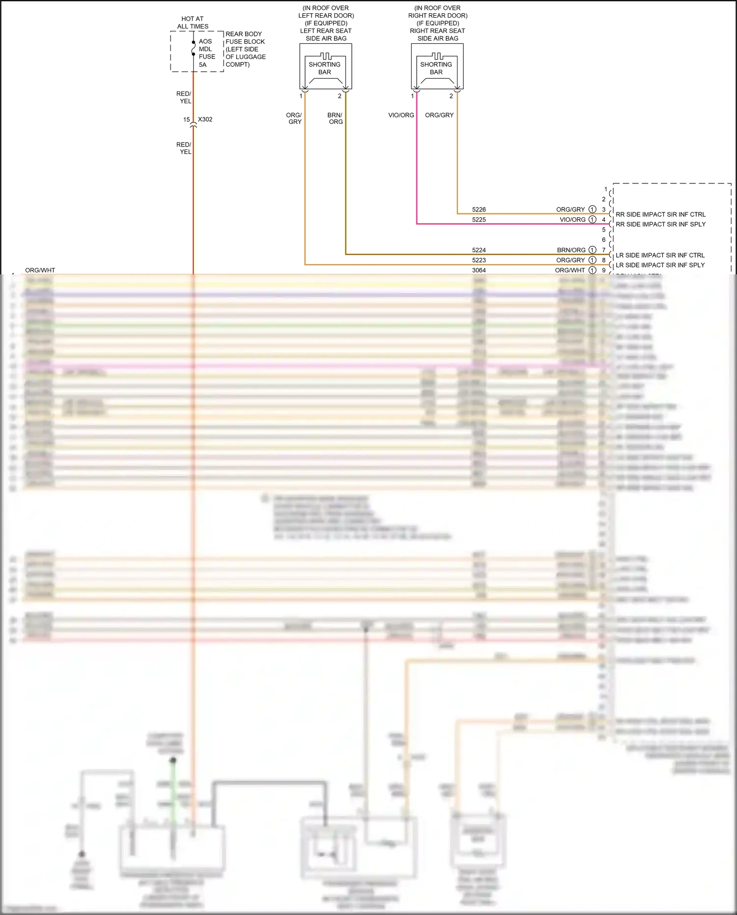 Chevrolet Tracker III (2013-2017) dual-stage wiring diagram  (4 of 4)
