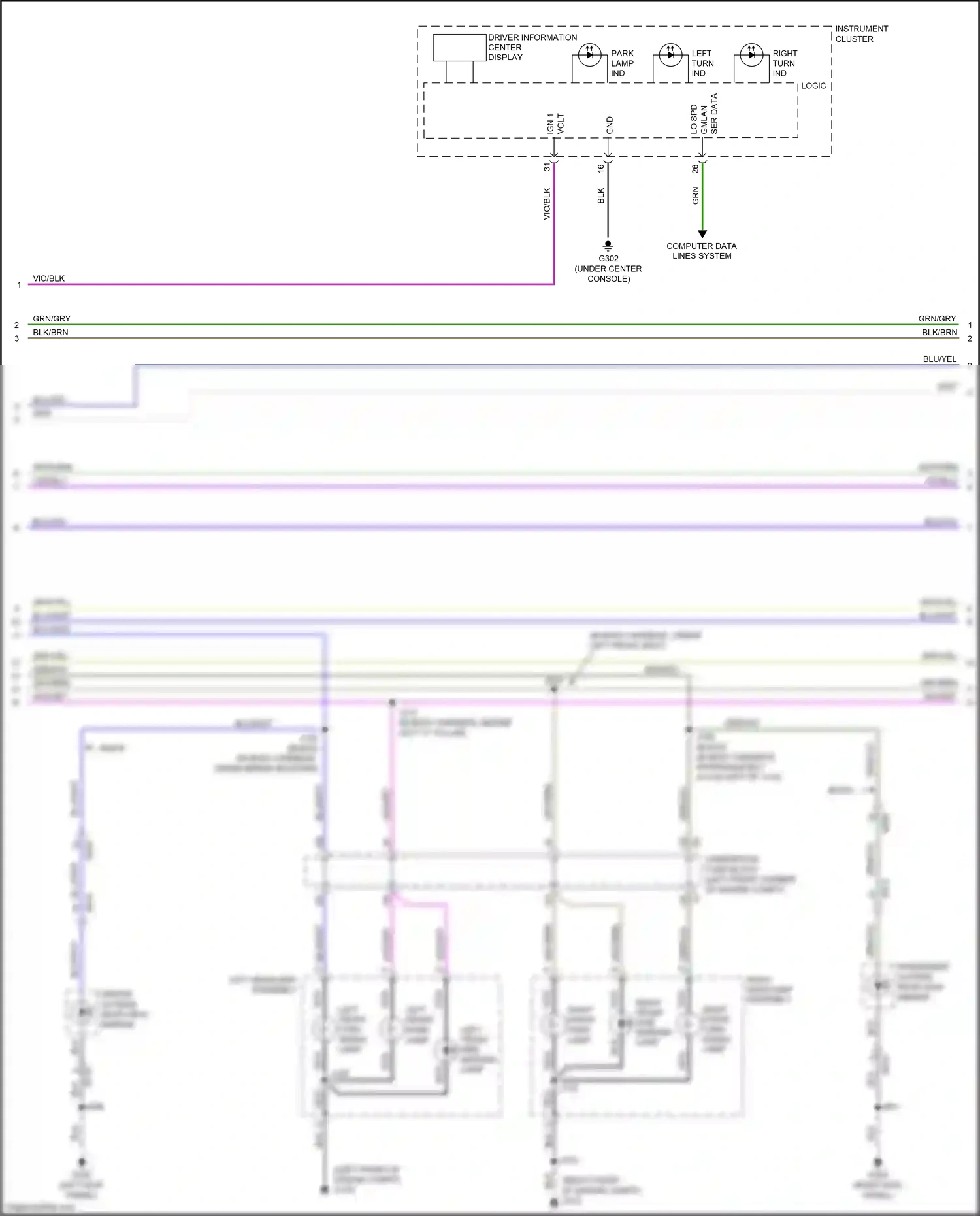 Chevrolet Tracker III (2013-2017) grn/gry wiring diagram  (12 of 17)