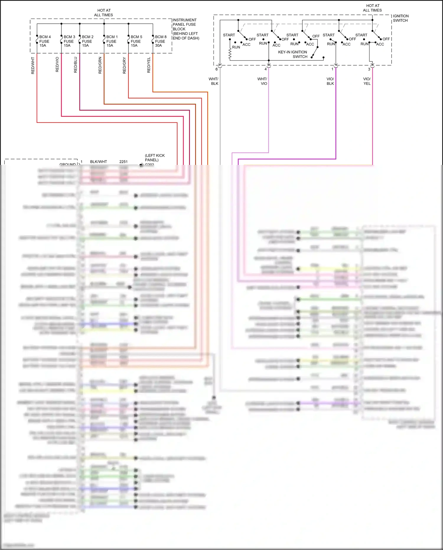 Chevrolet Tracker III (2013-2017) immobilizer low ref wiring diagram  (1 of 2)