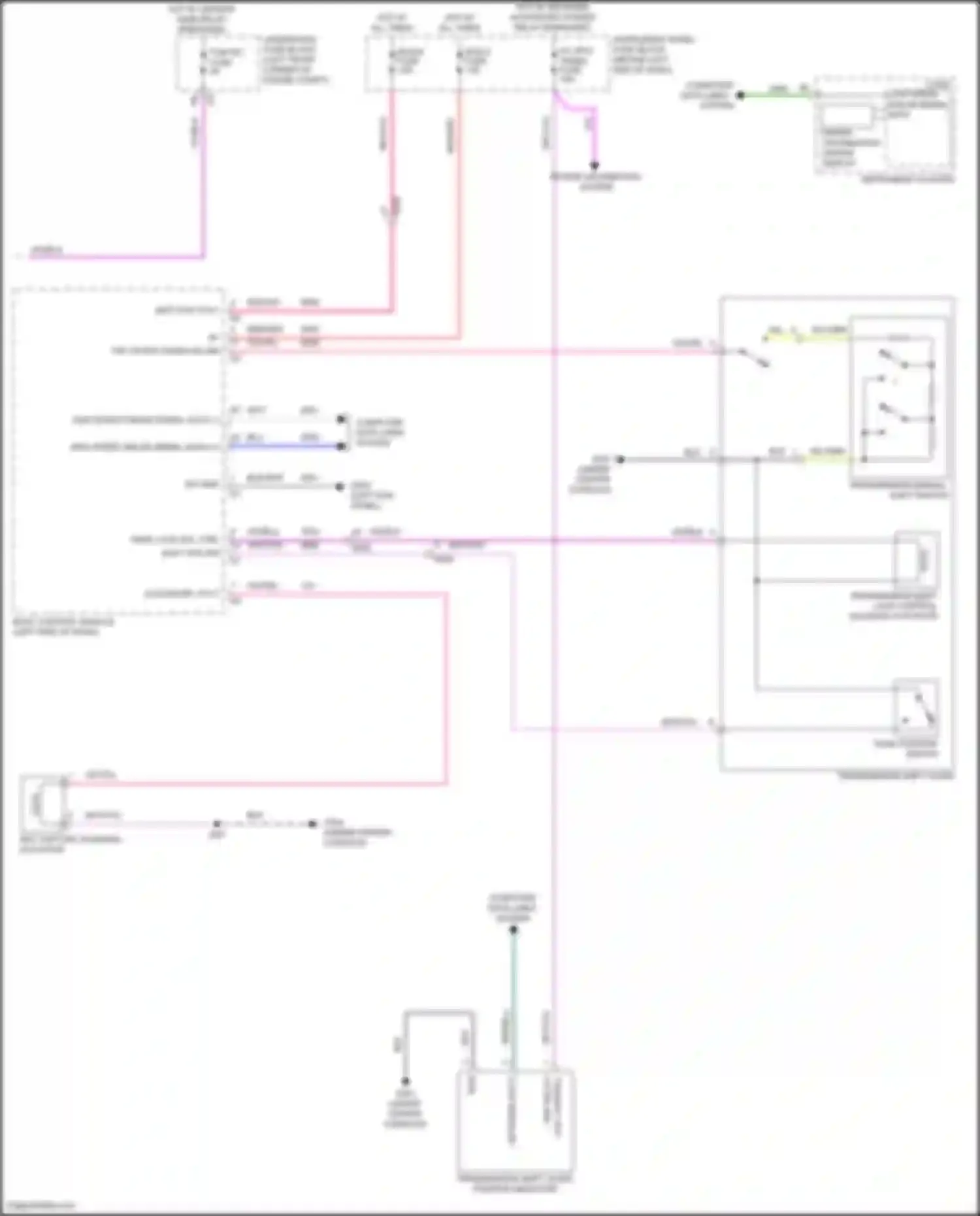Wiring diagram instrument panel fuse block for Chevrolet Tracker III (2013-2017) (22 of 37)