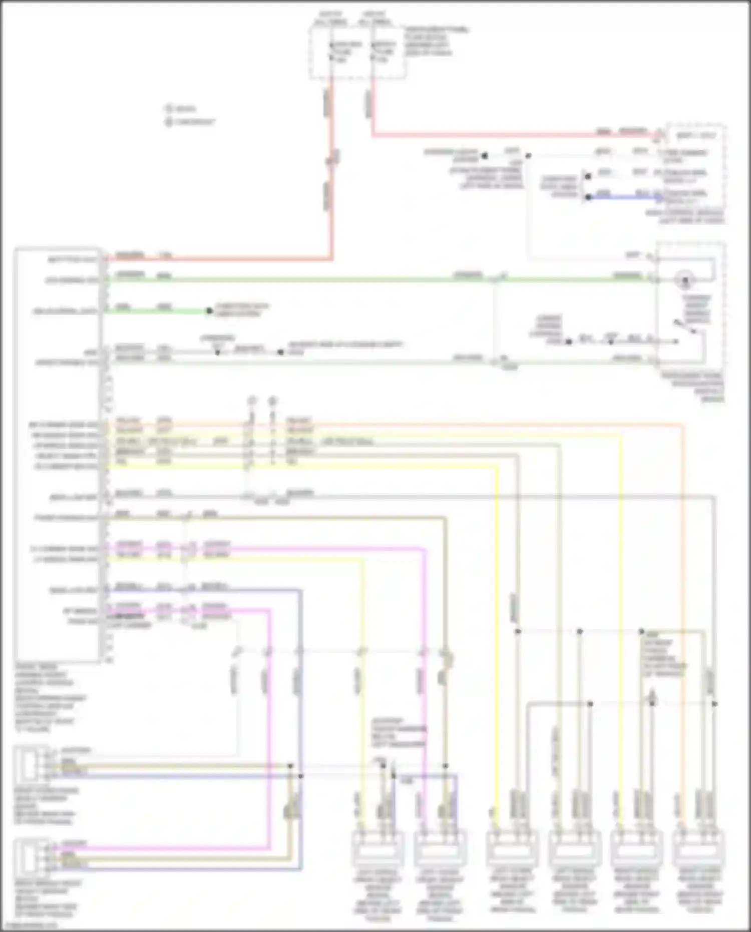 Wiring diagram lf middle sens sig for Chevrolet Tracker III (2013-2017) (1 of 1)