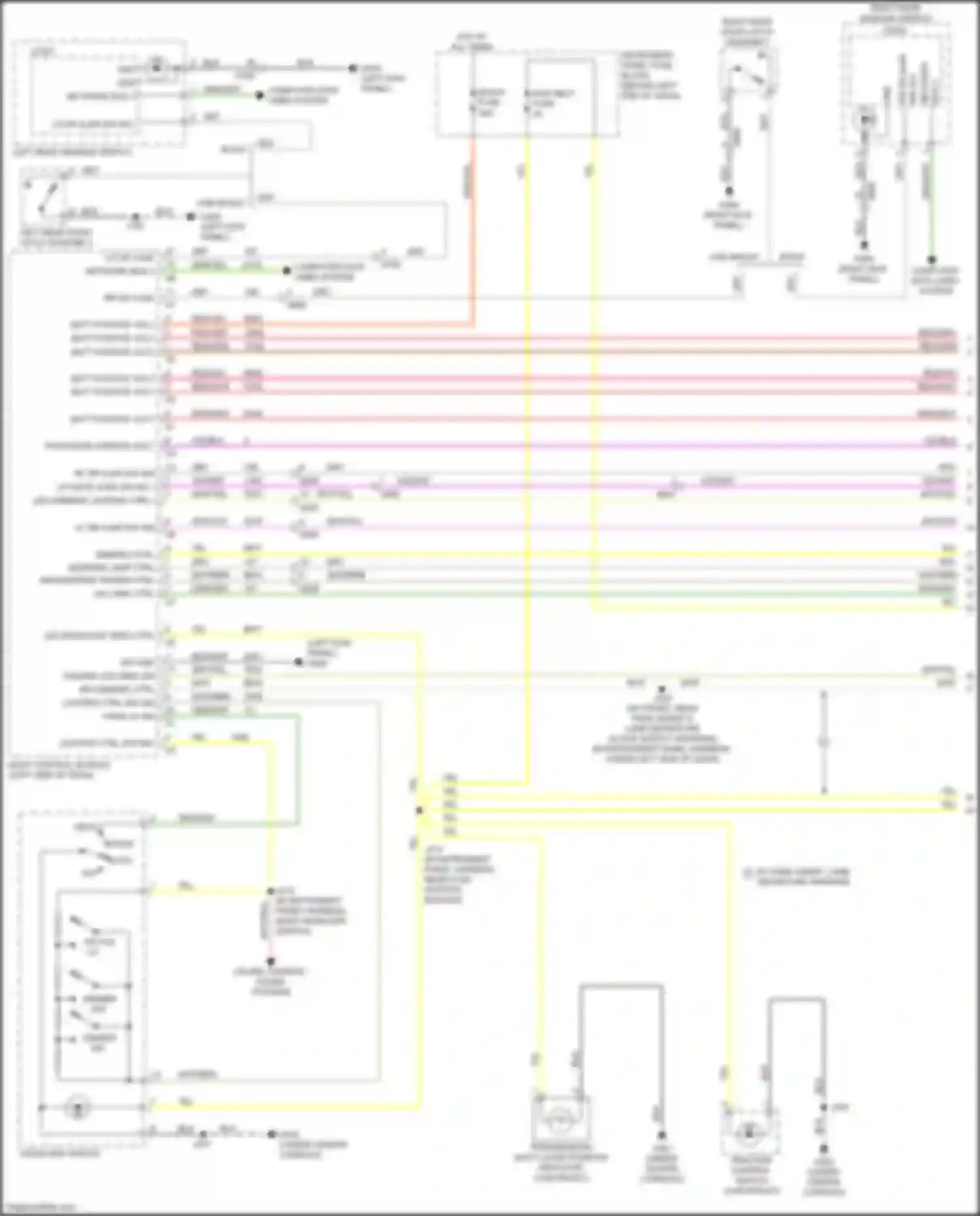 Wiring diagram liftgate ajar sw sig 1 for Chevrolet Tracker III (2013-2017) (2 of 2)