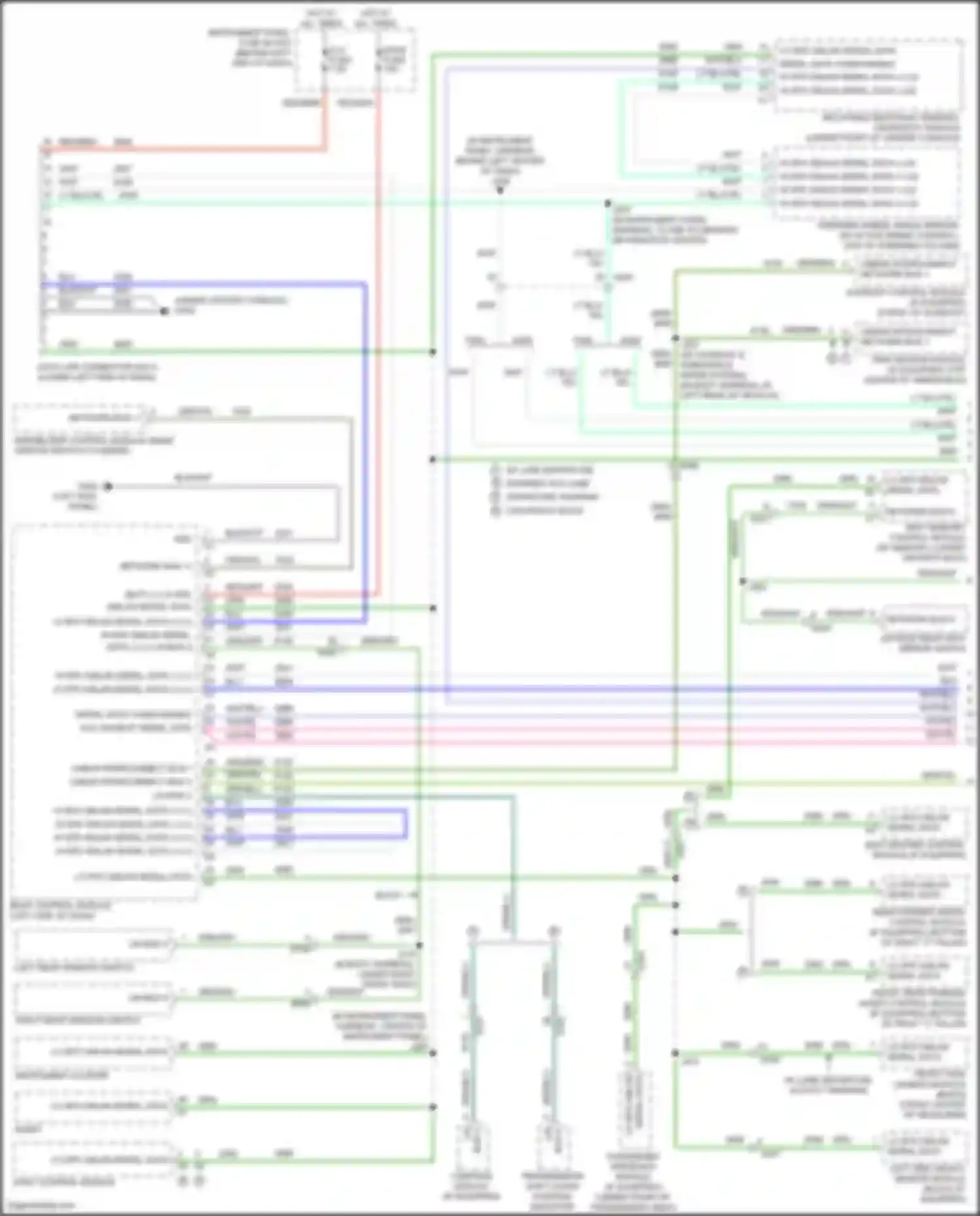 Wiring diagram lin bus 2 for Chevrolet Tracker III (2013-2017) (2 of 2)