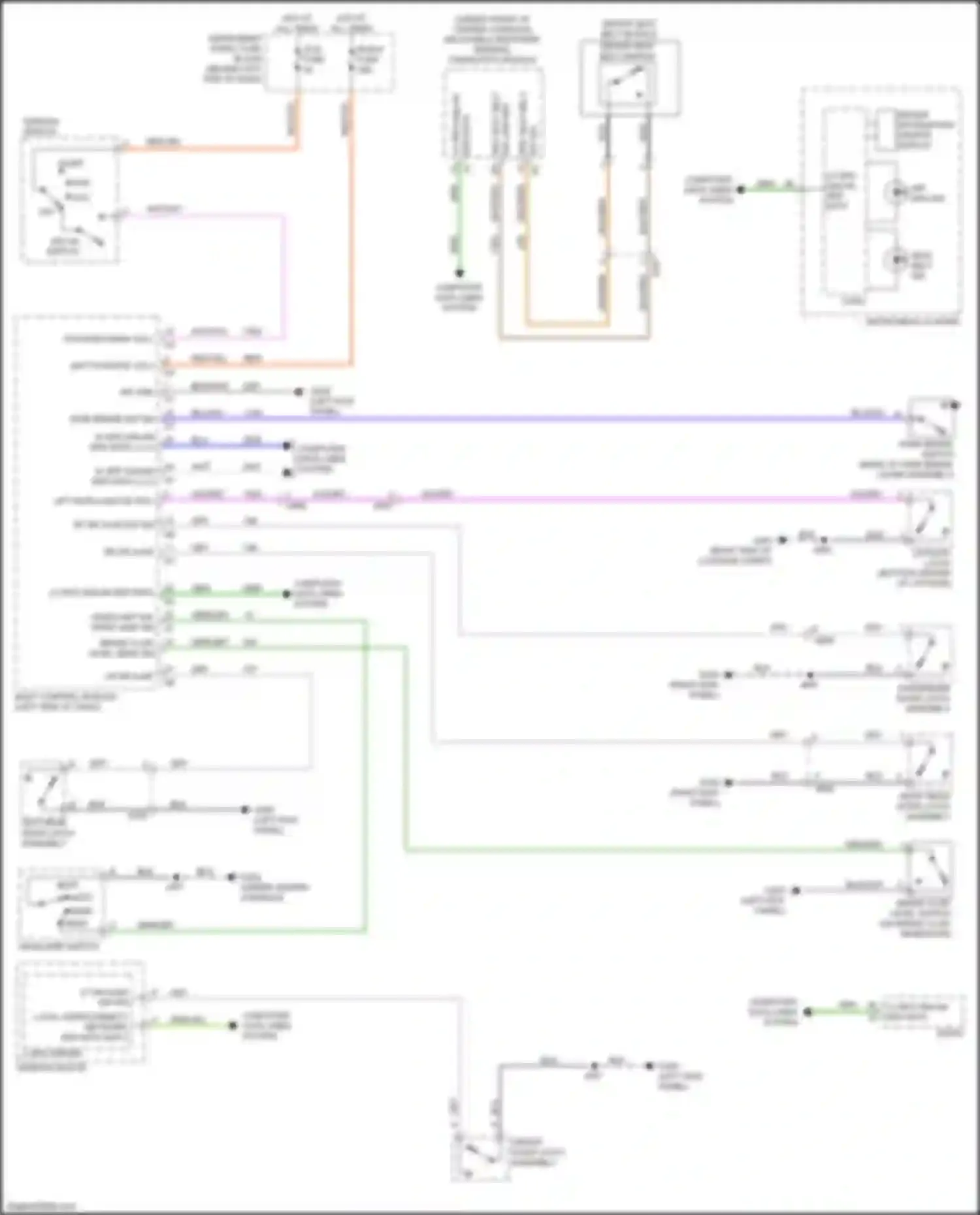 Wiring diagram org/brn for Chevrolet Tracker III (2013-2017) (3 of 3)