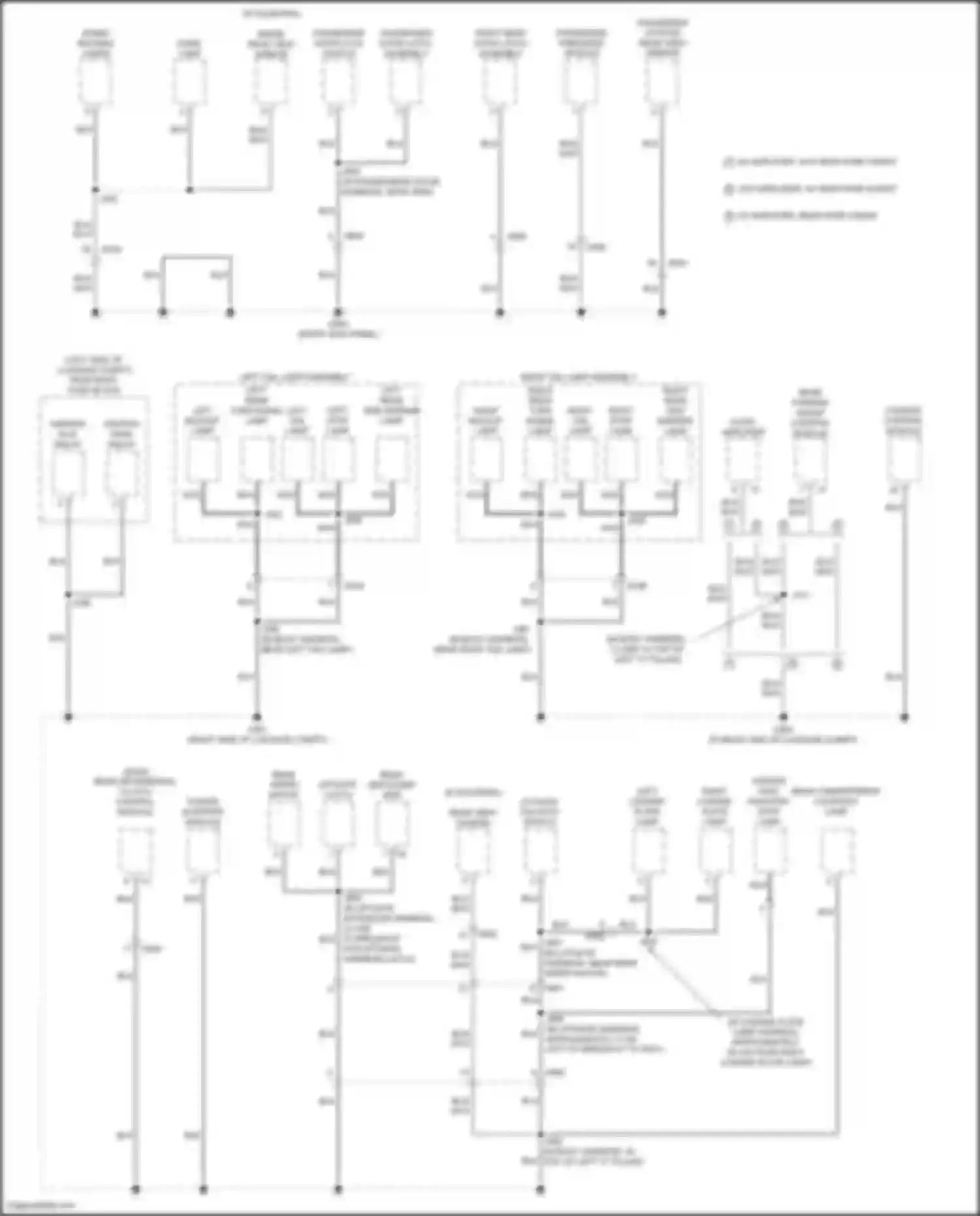 Wiring diagram rear defogger grid for Chevrolet Tracker III (2013-2017) (2 of 2)