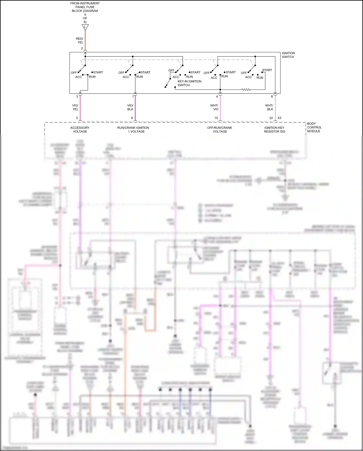 Chevrolet Tracker III (2013-2017) red wiring diagram  (18 of 19)