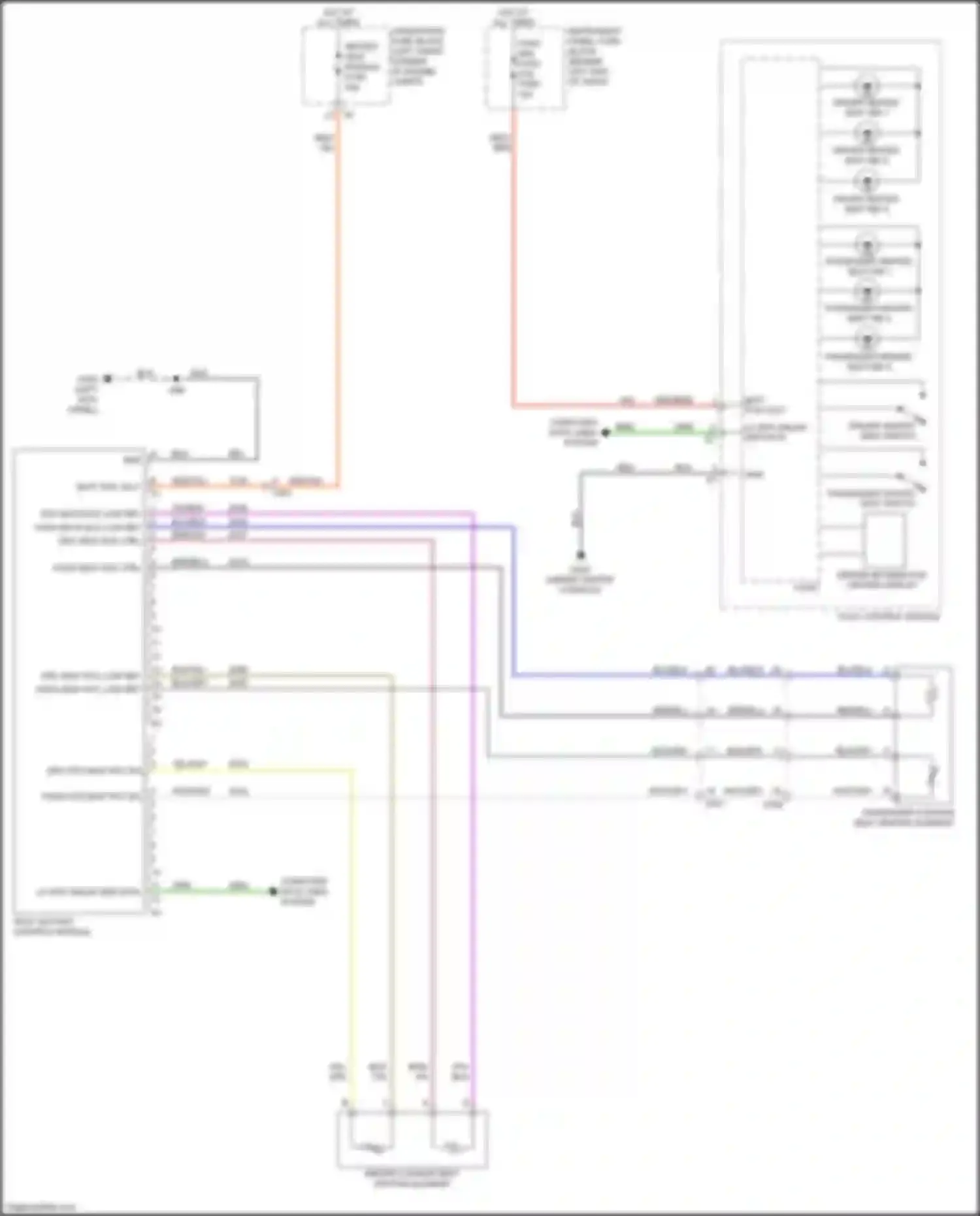 Wiring diagram red for Chevrolet Tracker III (2013-2017) (4 of 19)