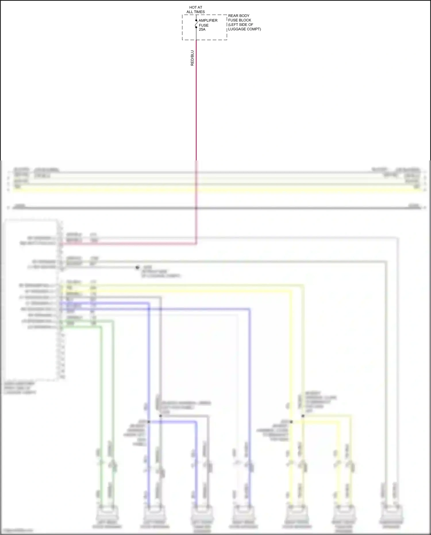 Chevrolet Tracker III (2013-2017) red/blu wiring diagram  (7 of 9)