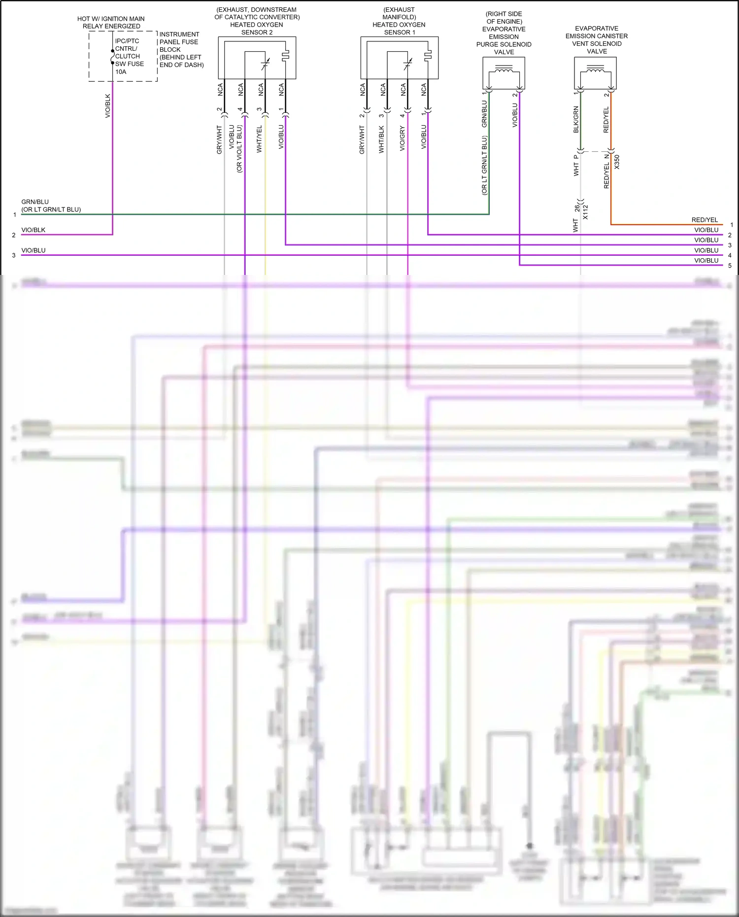 Chevrolet Tracker III (2013-2017) red/yel wiring diagram  (14 of 15)