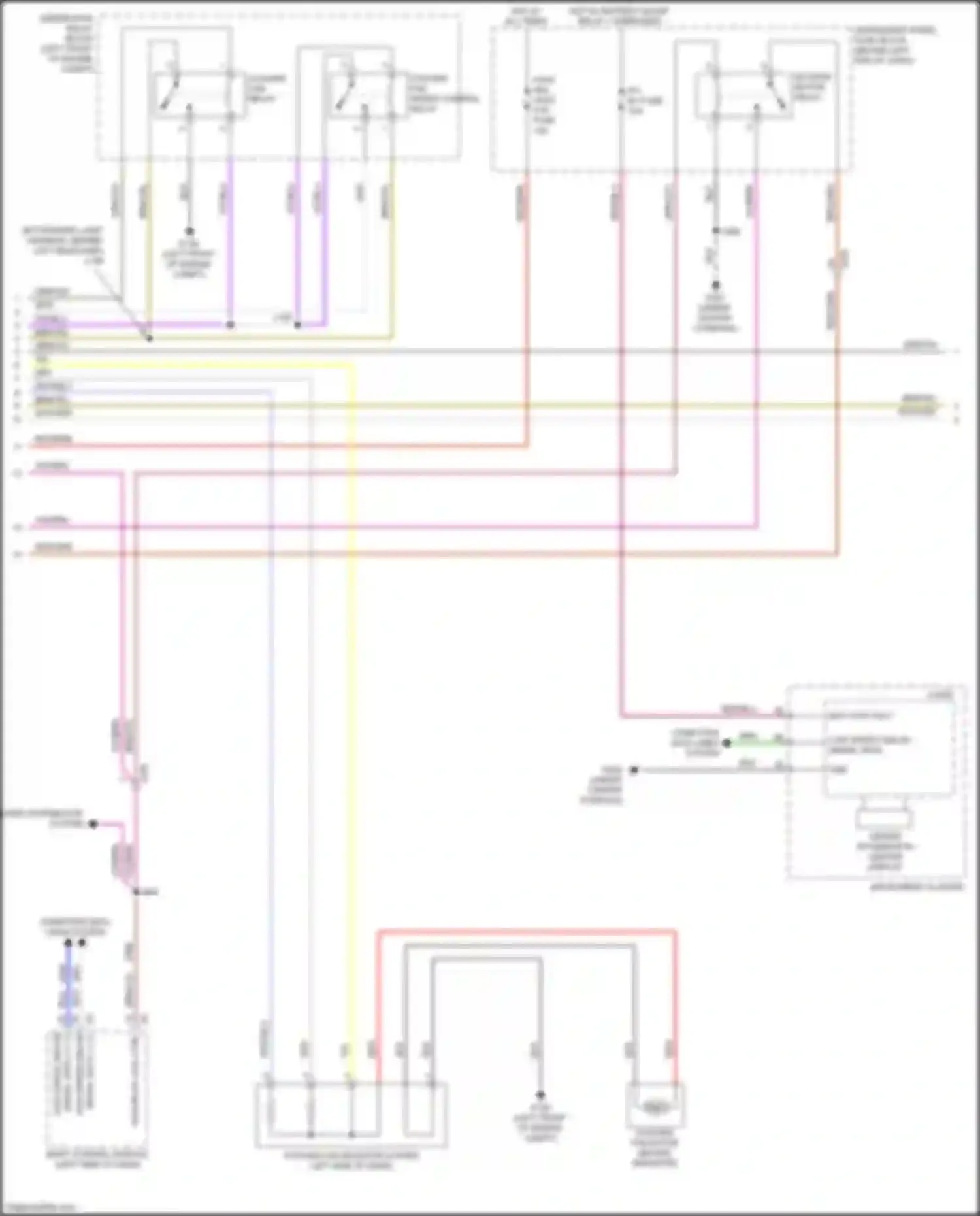 Wiring diagram run relay coil ctrl for Chevrolet Tracker III (2013-2017) (1 of 1)