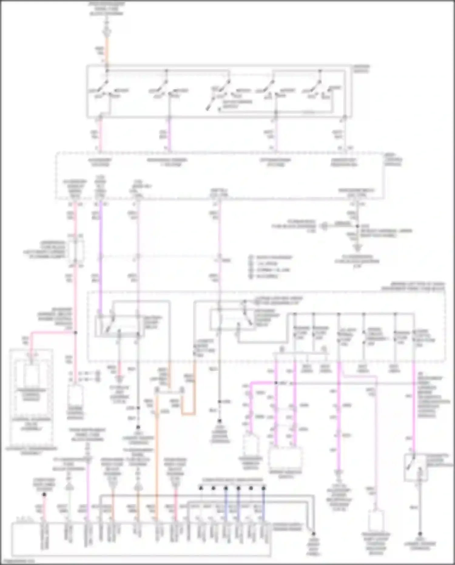 Wiring diagram spare circuit breaker 1 for Chevrolet Tracker III (2013-2017) (1 of 1)