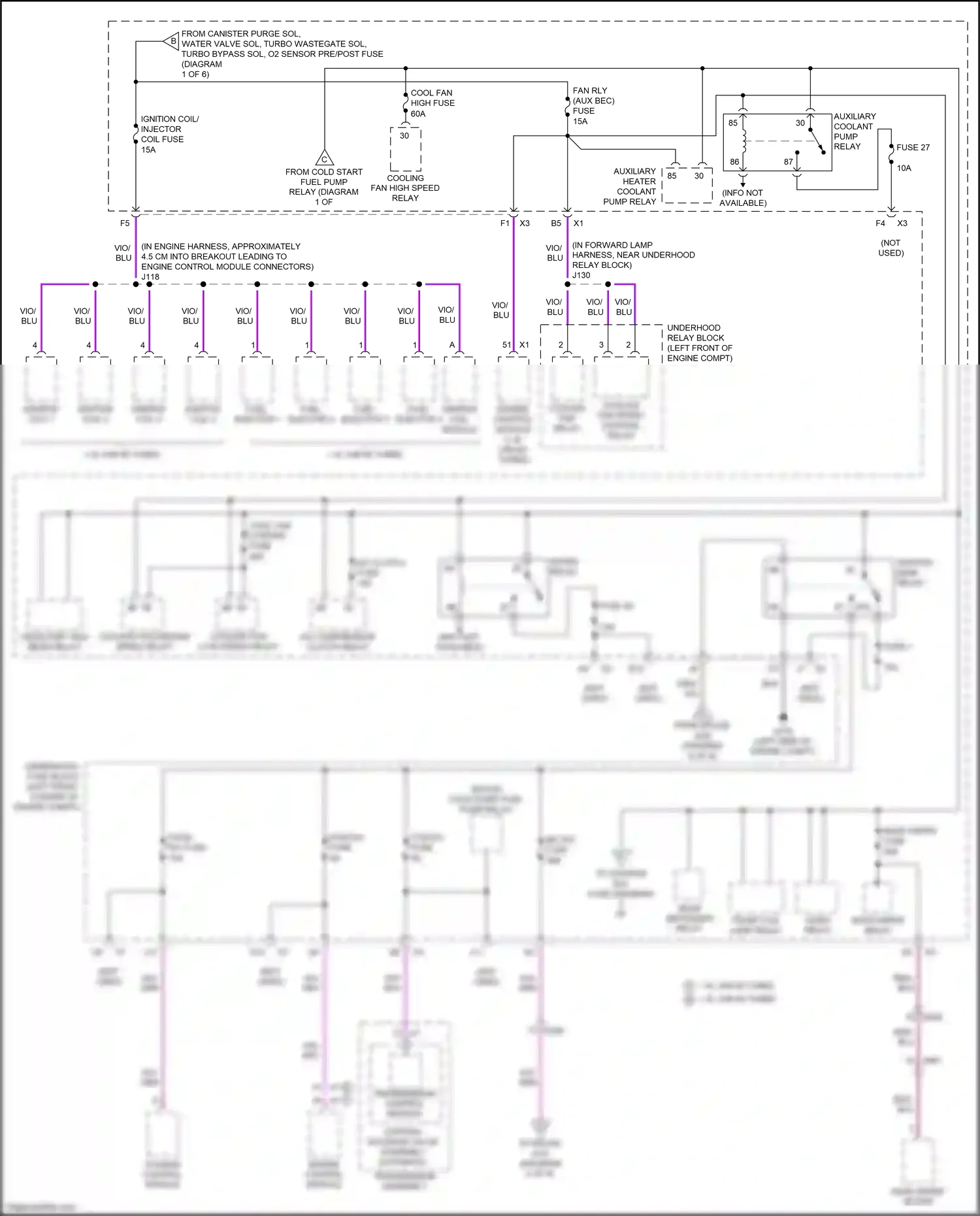 Chevrolet Tracker III (2013-2017) spare relay wiring diagram  (1 of 1)