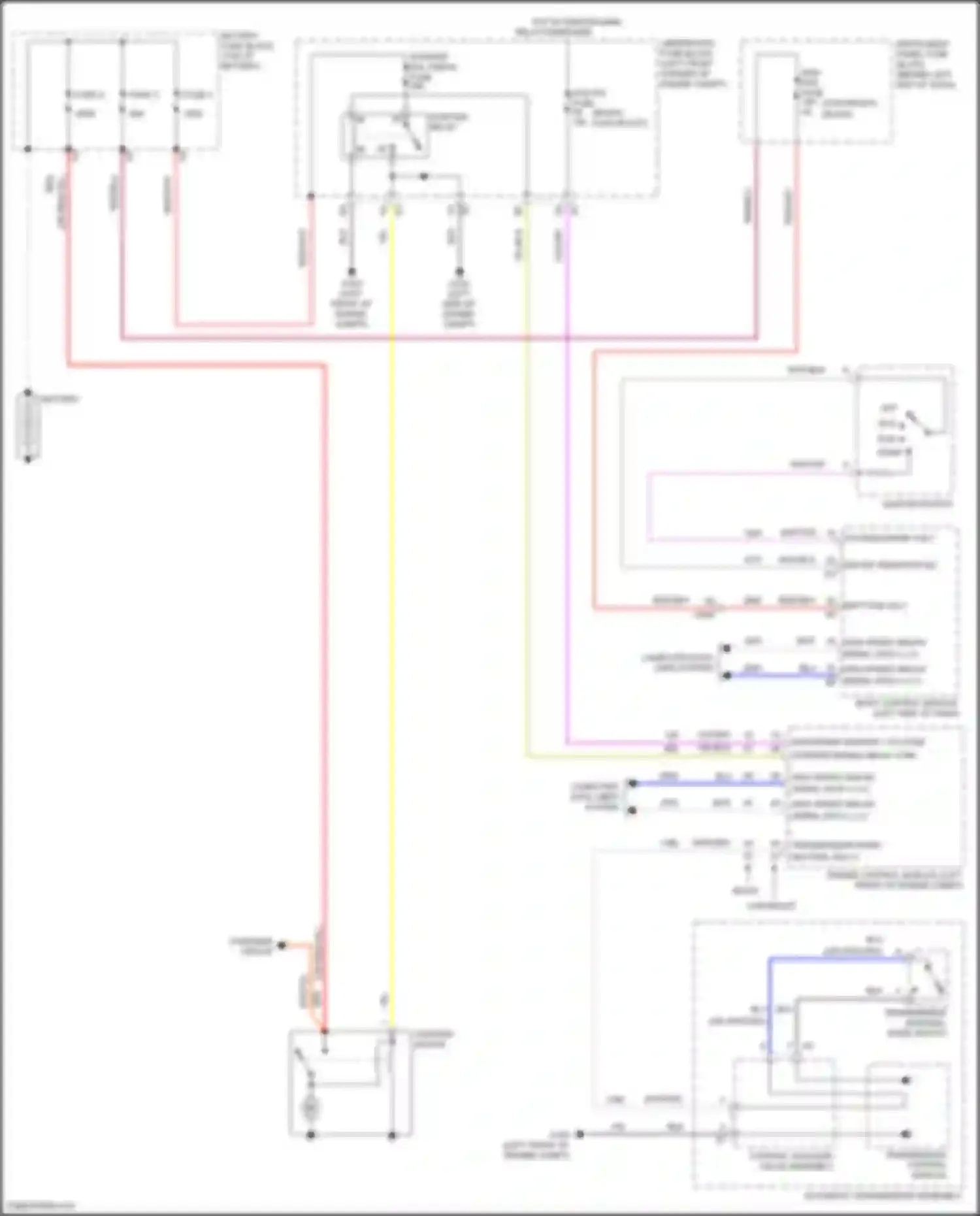 Wiring diagram starter relay for Chevrolet Tracker III (2013-2017) (3 of 3)
