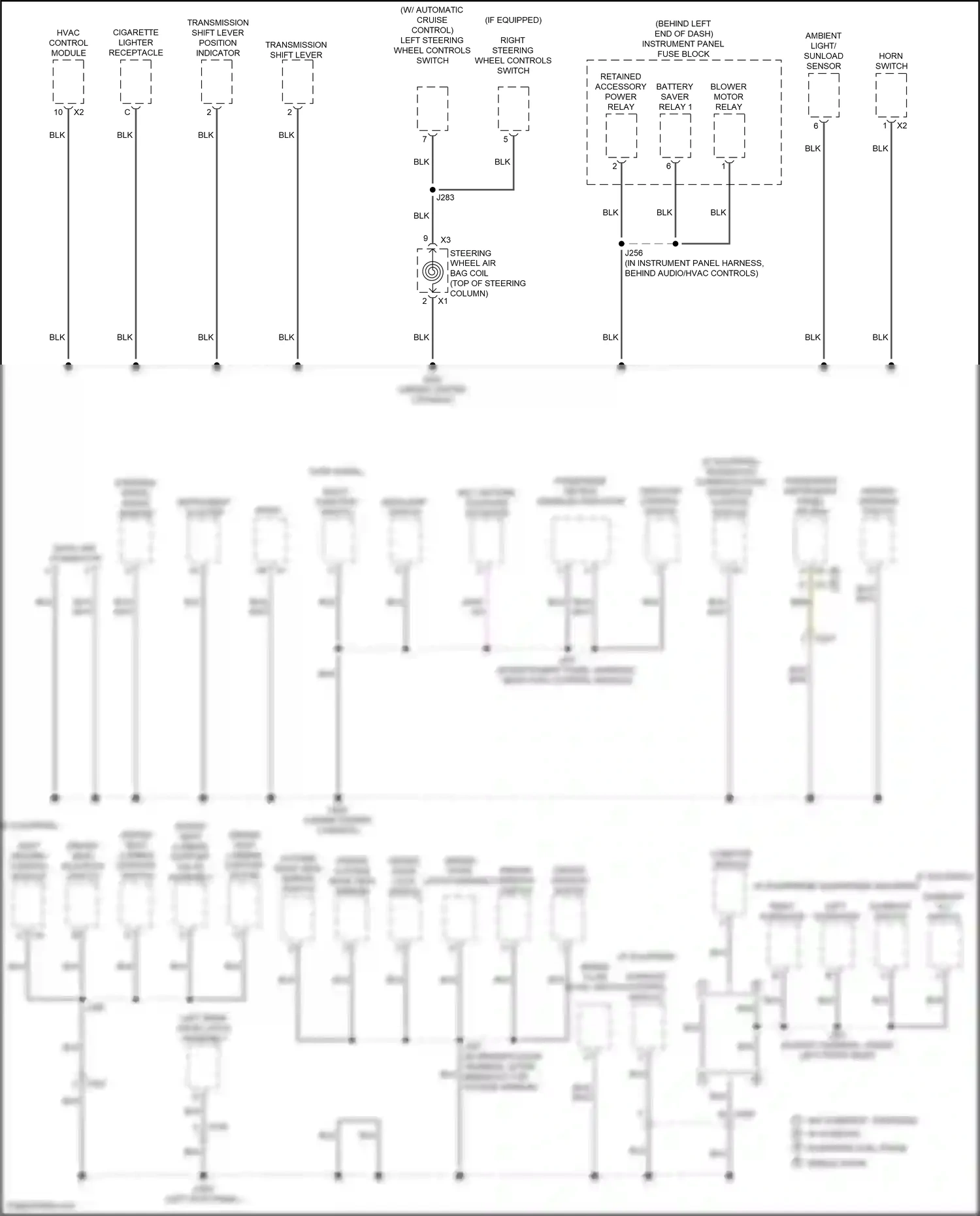 Chevrolet Tracker III (2013-2017) transmission shift lever wiring diagram  (2 of 4)