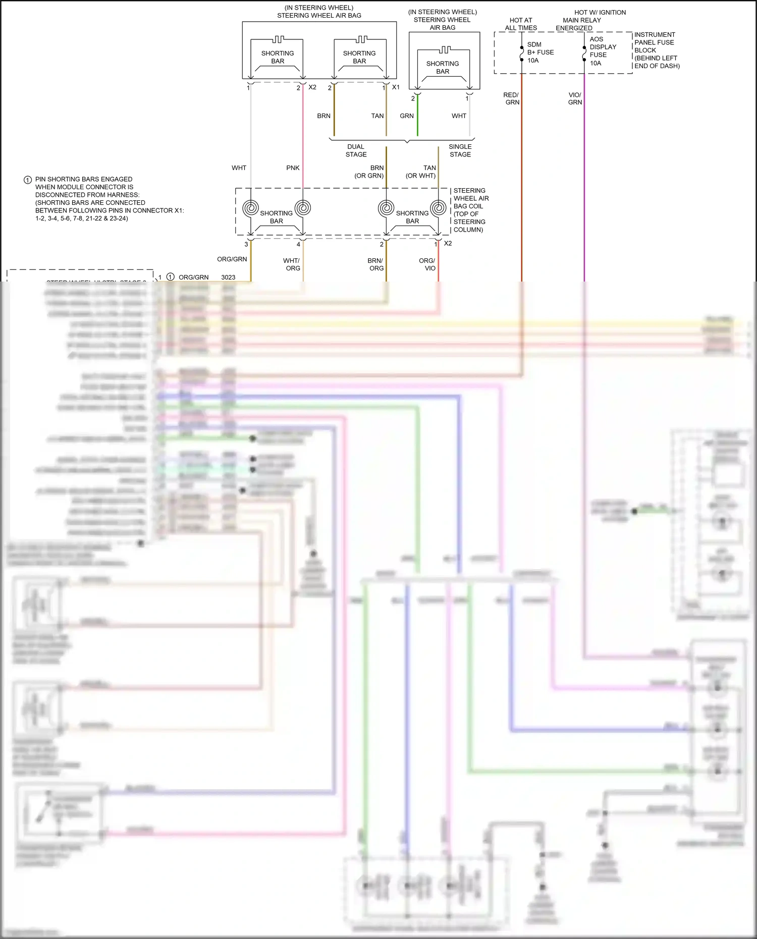Chevrolet Tracker III (2013-2017) vio/org wiring diagram  (1 of 4)