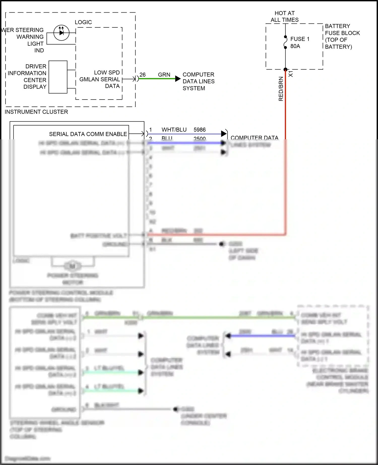 Chevrolet Tracker III (2013-2017) wht wiring diagram  (45 of 59)