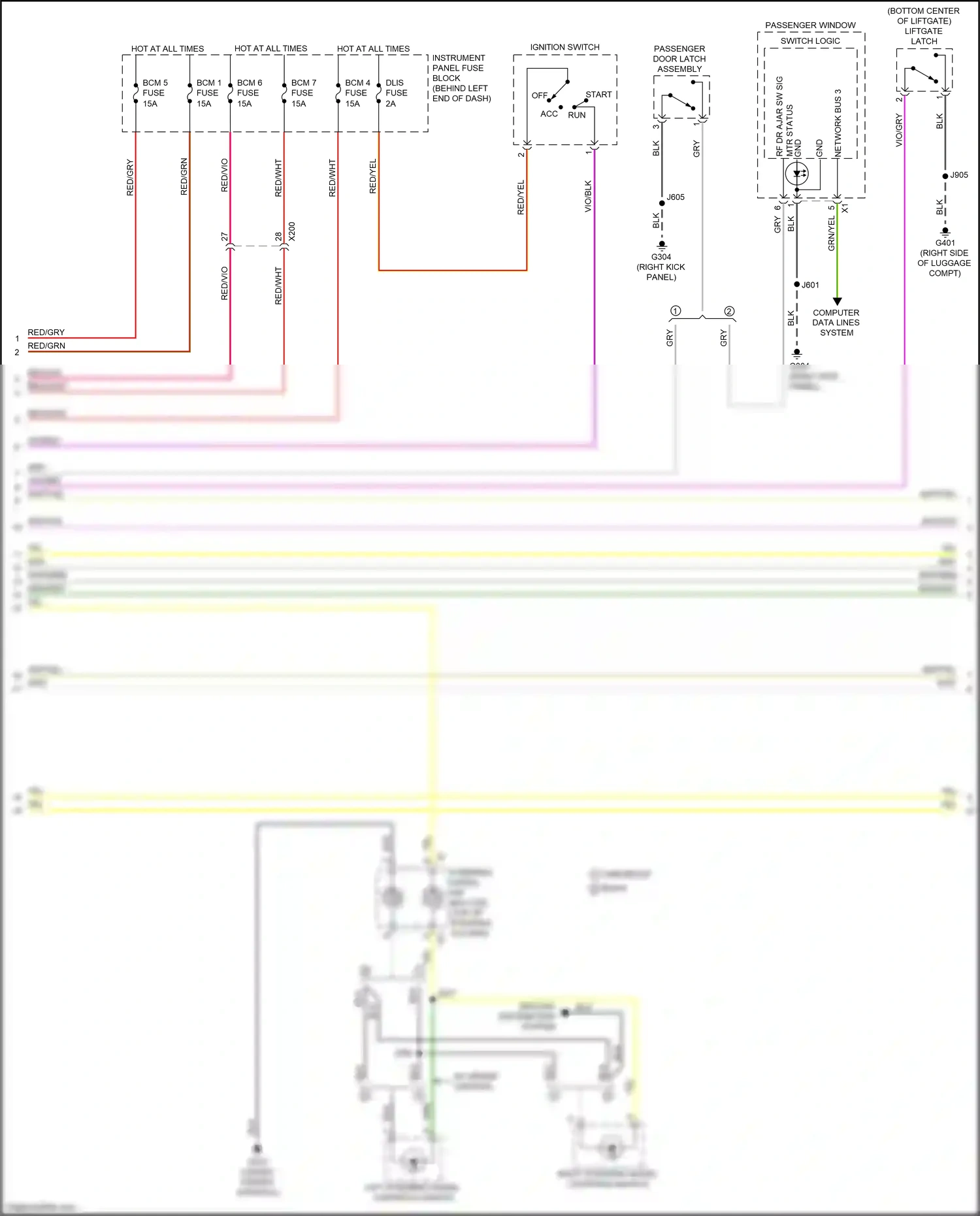 Chevrolet Tracker III (2013-2017) wht/brn wiring diagram  (5 of 8)