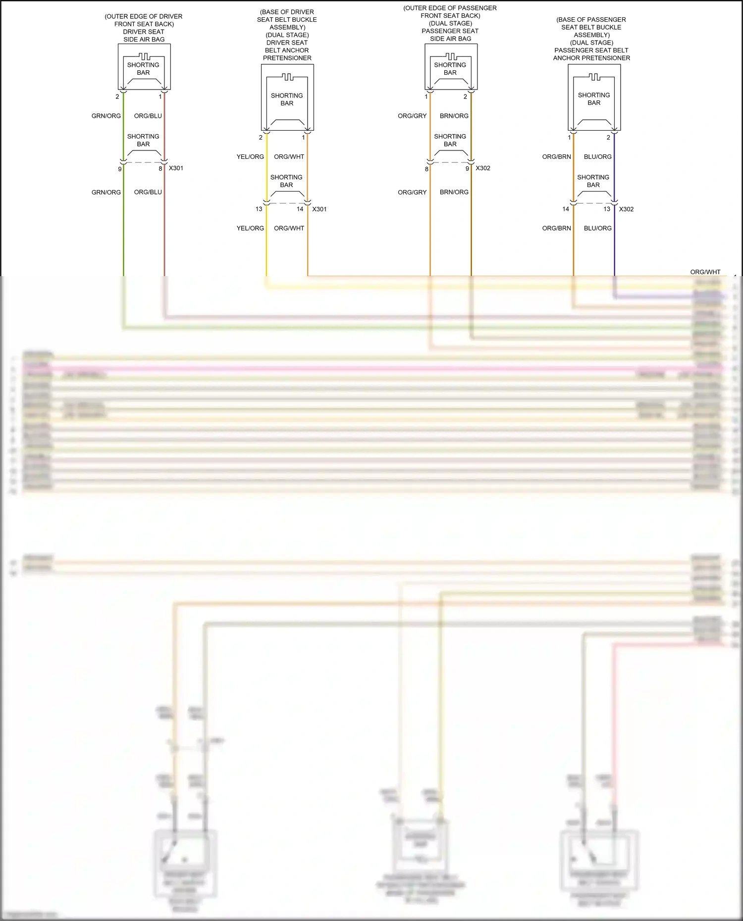 Chevrolet Tracker III (2013-2017) yel/org wiring diagram  (3 of 4)