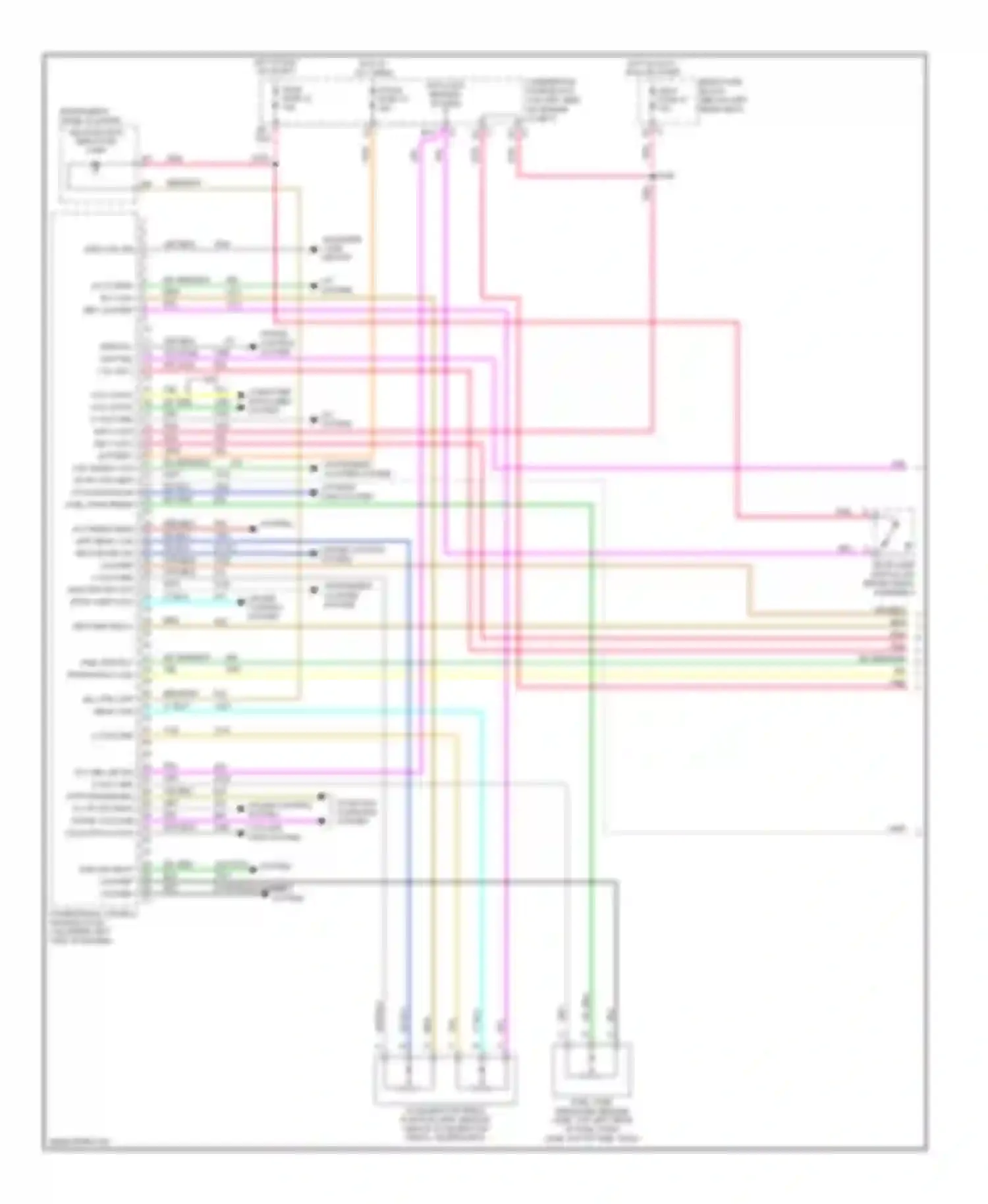 TrailBlazer Chevrolet I facelift (2005-2009): Wiring diagram engine performance 4.2l vin s (1 of 7)