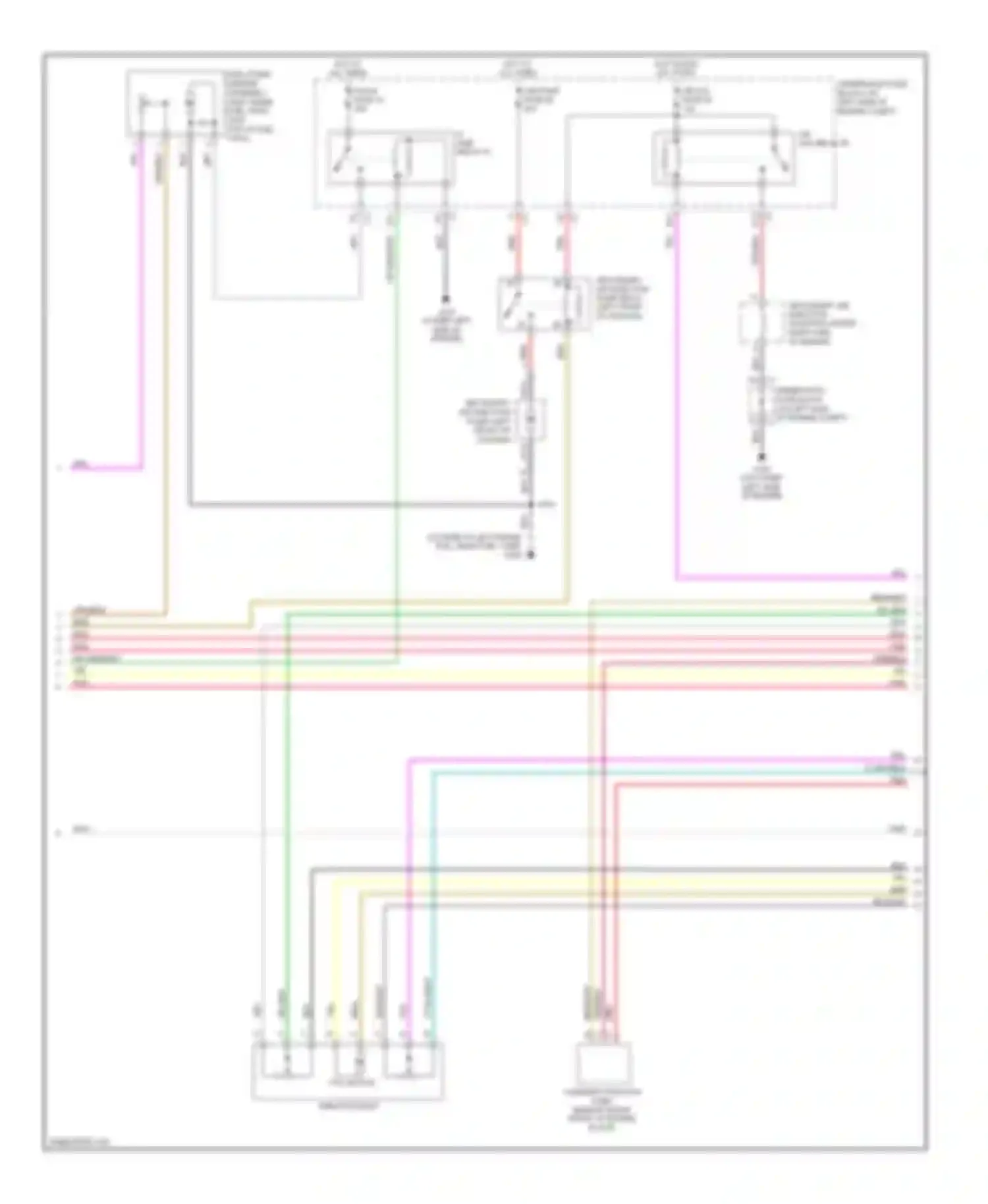 TrailBlazer Chevrolet I facelift (2005-2009): Wiring diagram engine performance 4.2l vin s (2 of 7)
