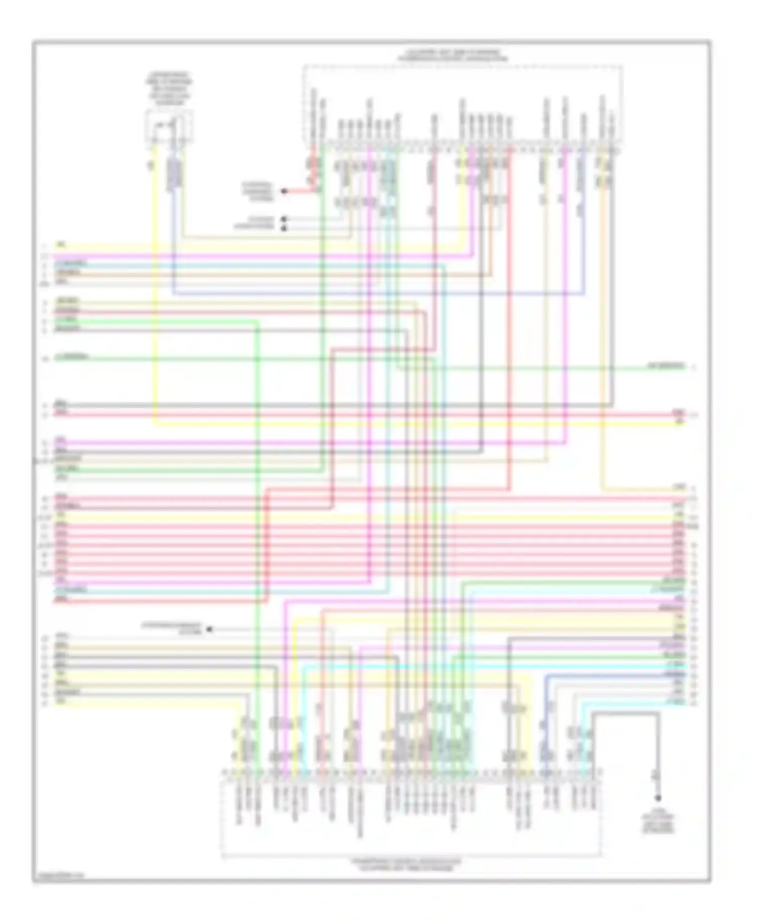 TrailBlazer Chevrolet I facelift (2005-2009): Wiring diagram engine performance 4.2l vin s (4 of 7)
