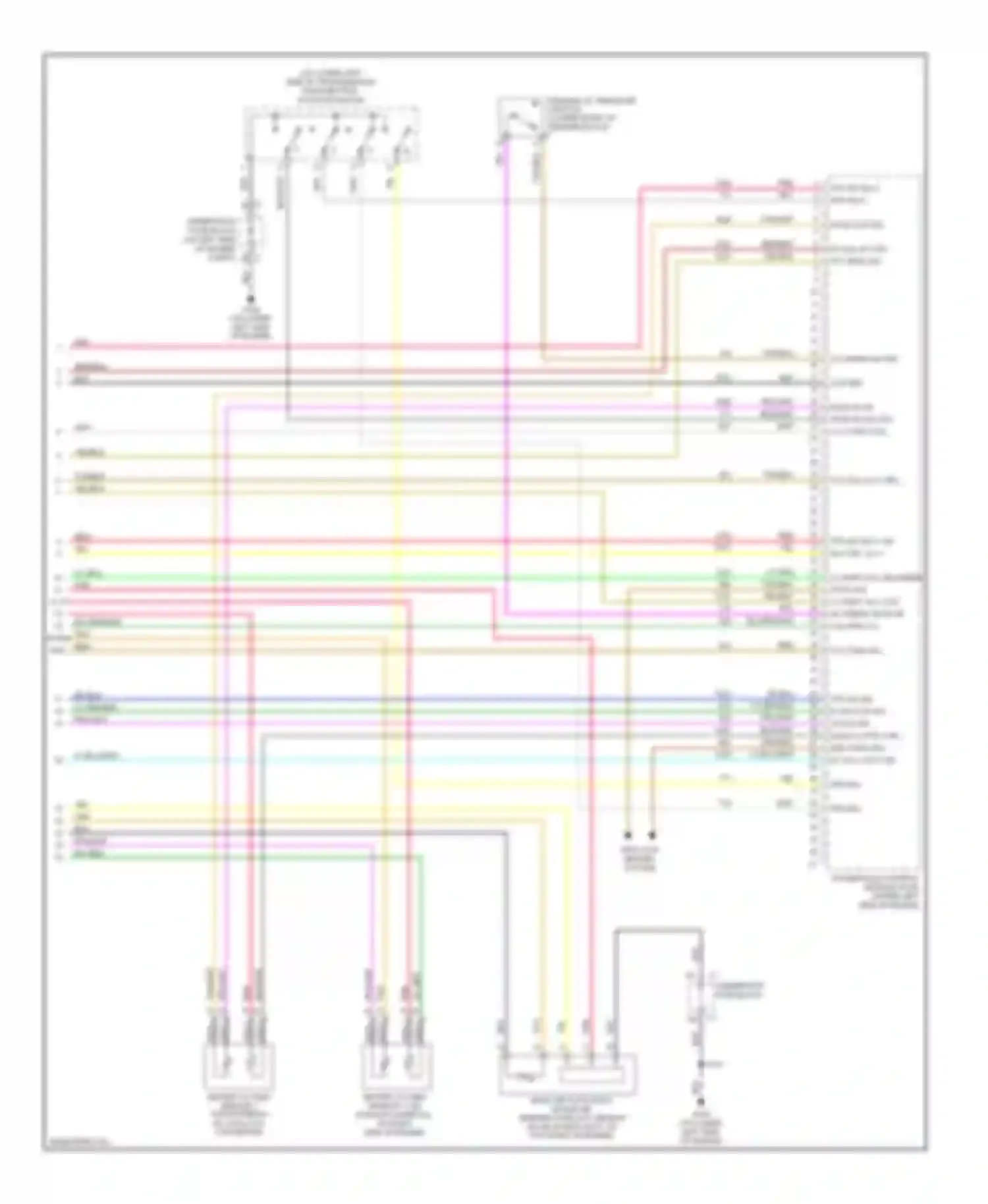 TrailBlazer Chevrolet I facelift (2005-2009): Wiring diagram engine performance 4.2l vin s (7 of 7)