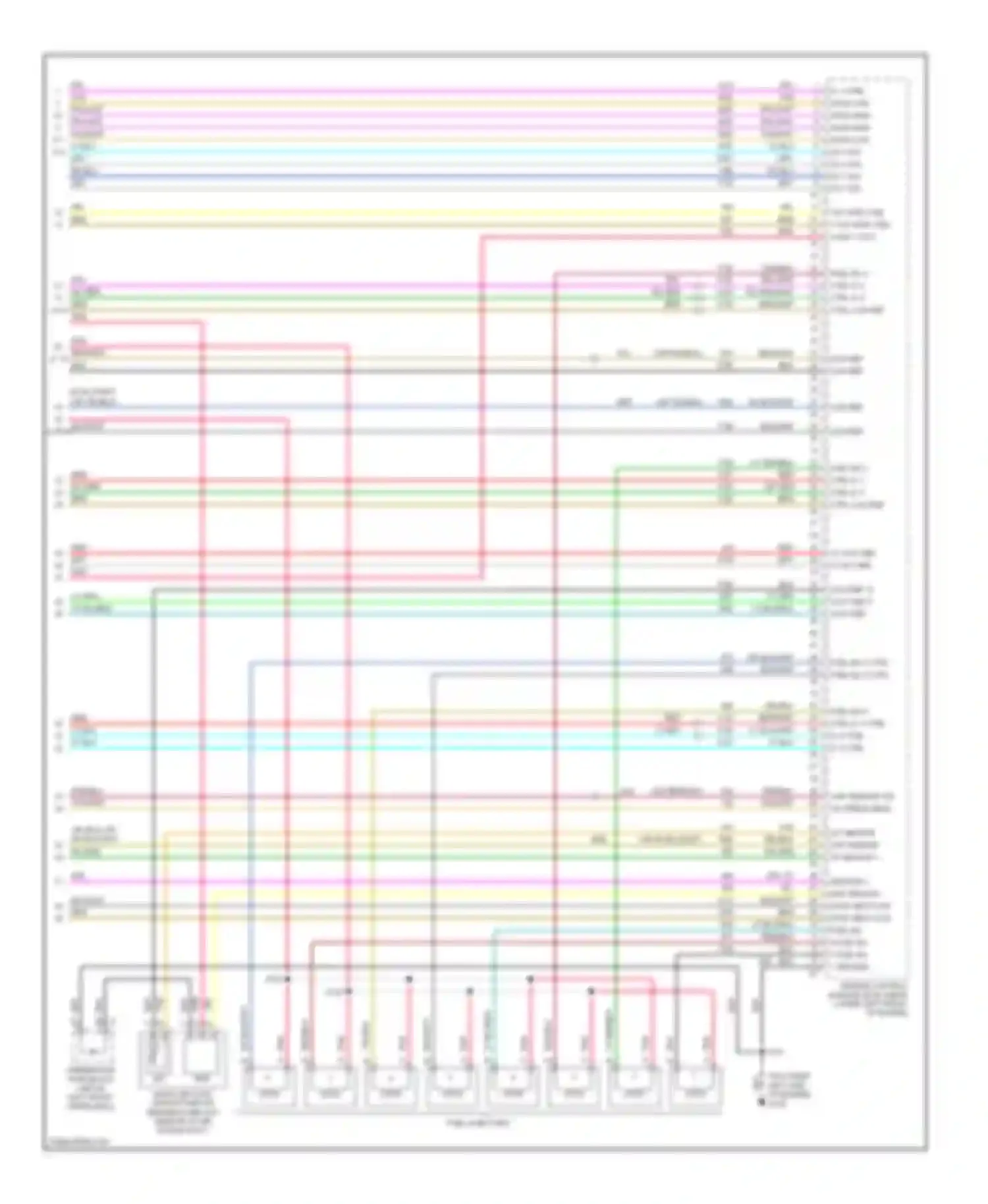 TrailBlazer Chevrolet I facelift (2005-2009): Wiring diagram engine performance 5.3l vin m (5 of 5)
