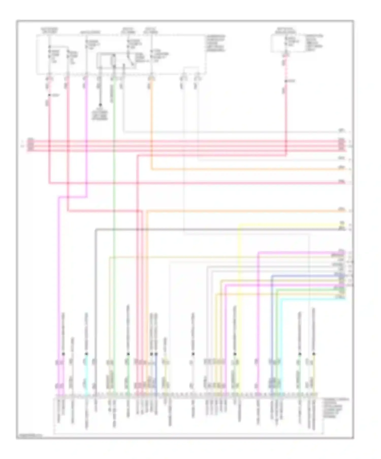 TrailBlazer Chevrolet I facelift (2005-2009): Wiring diagram engine performance 6.0l vin h (2 of 5)
