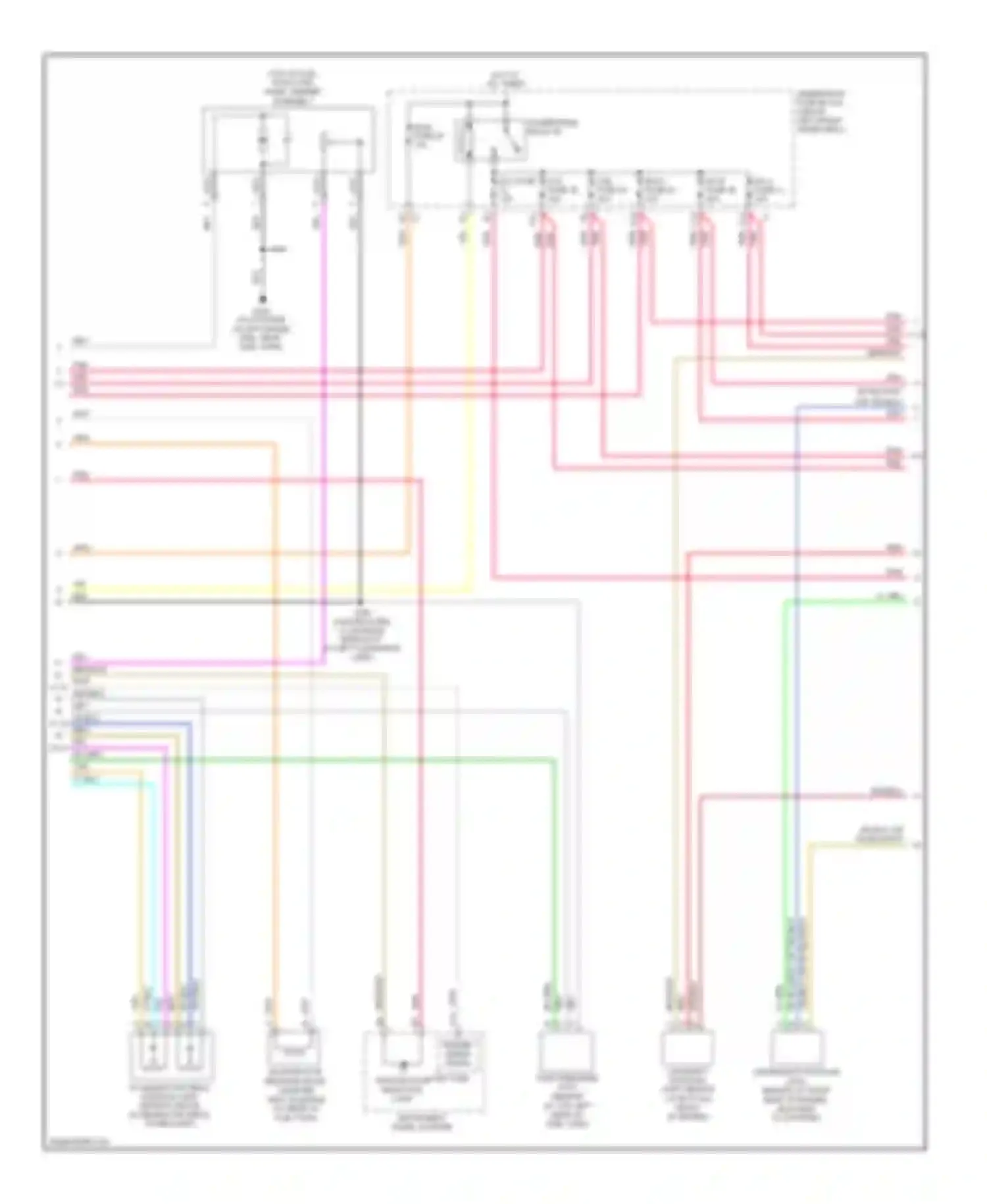 TrailBlazer Chevrolet I facelift (2005-2009): Wiring diagram engine performance 6.0l vin h (3 of 5)