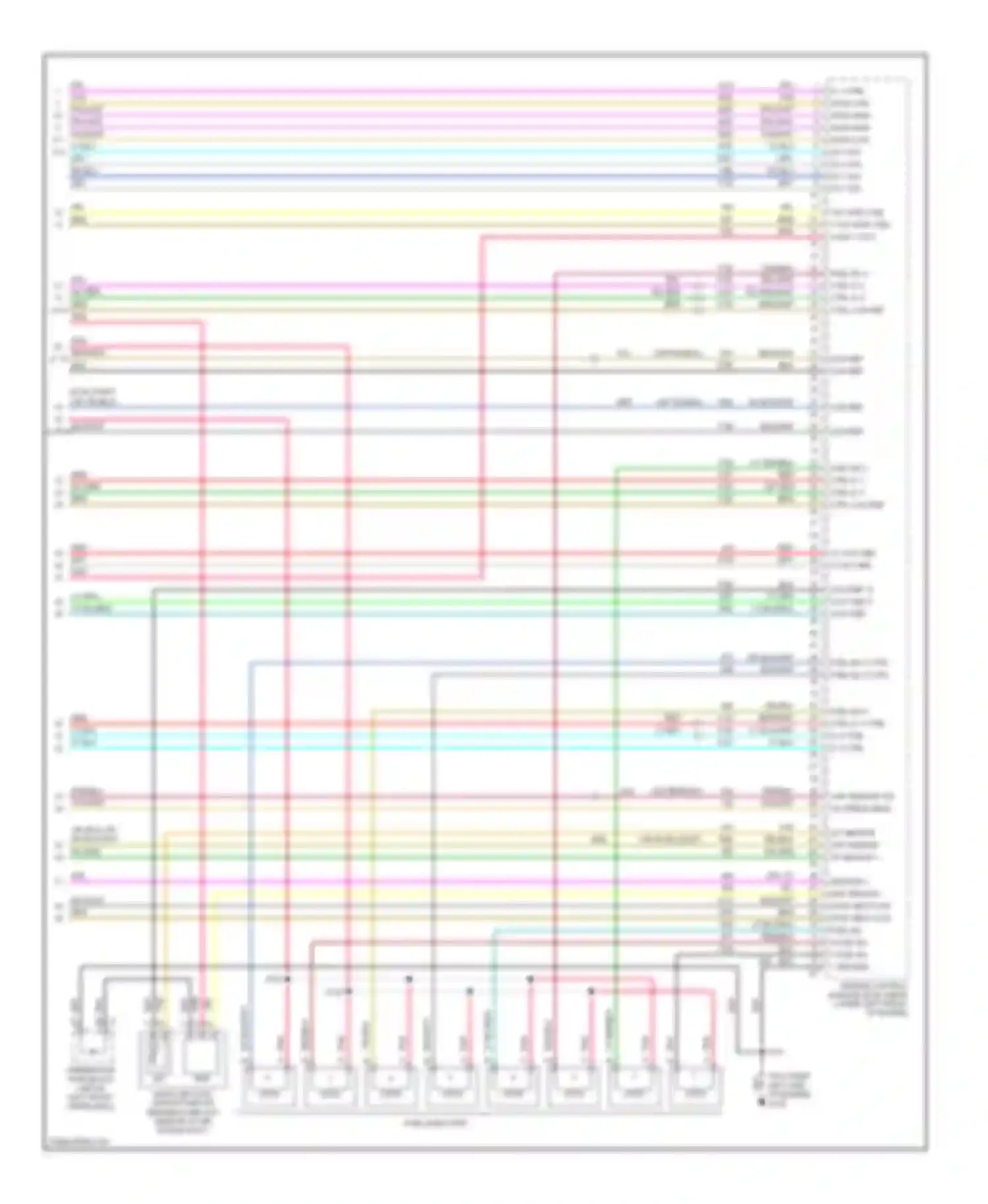 TrailBlazer Chevrolet I facelift (2005-2009): Wiring diagram engine performance 6.0l vin h (5 of 5)