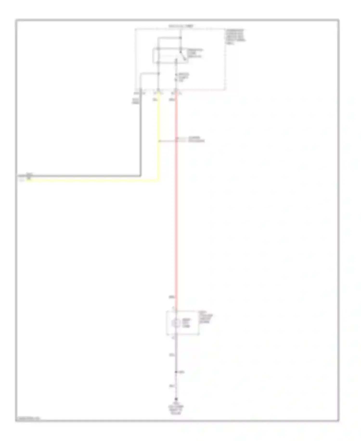 TrailBlazer Chevrolet I facelift (2005-2009): Headlights circuit (2 of 2)