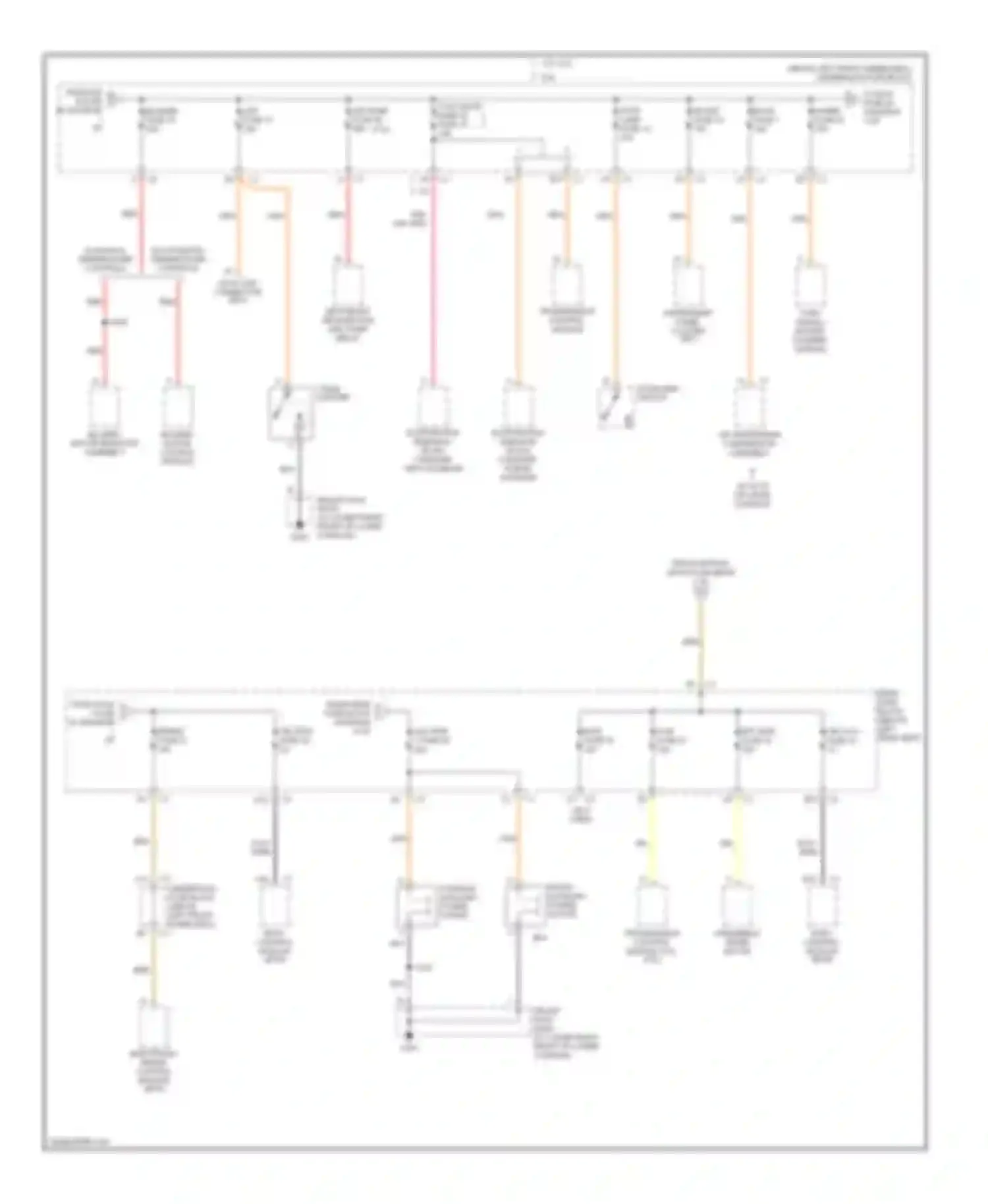 TrailBlazer Chevrolet I facelift (2005-2009): Power distribution circuit (2 of 6)