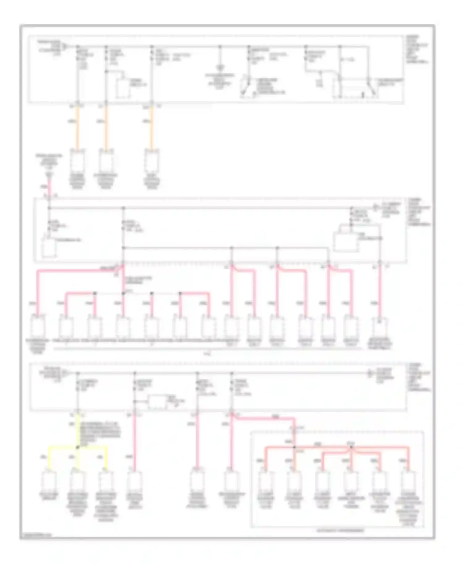 TrailBlazer Chevrolet I facelift (2005-2009): Power distribution circuit (3 of 6)