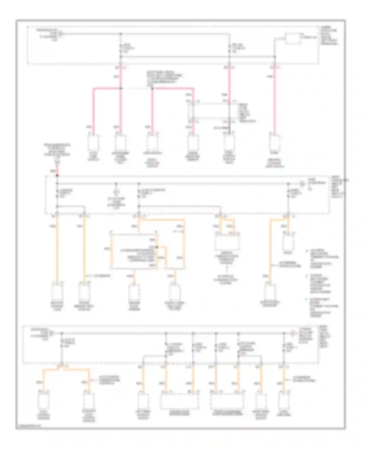 TrailBlazer Chevrolet I facelift (2005-2009): Power distribution circuit (4 of 6)
