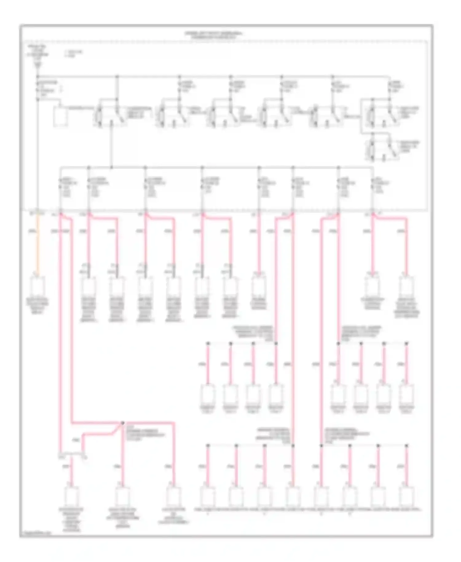 TrailBlazer Chevrolet I facelift (2005-2009): Power distribution circuit (6 of 6)