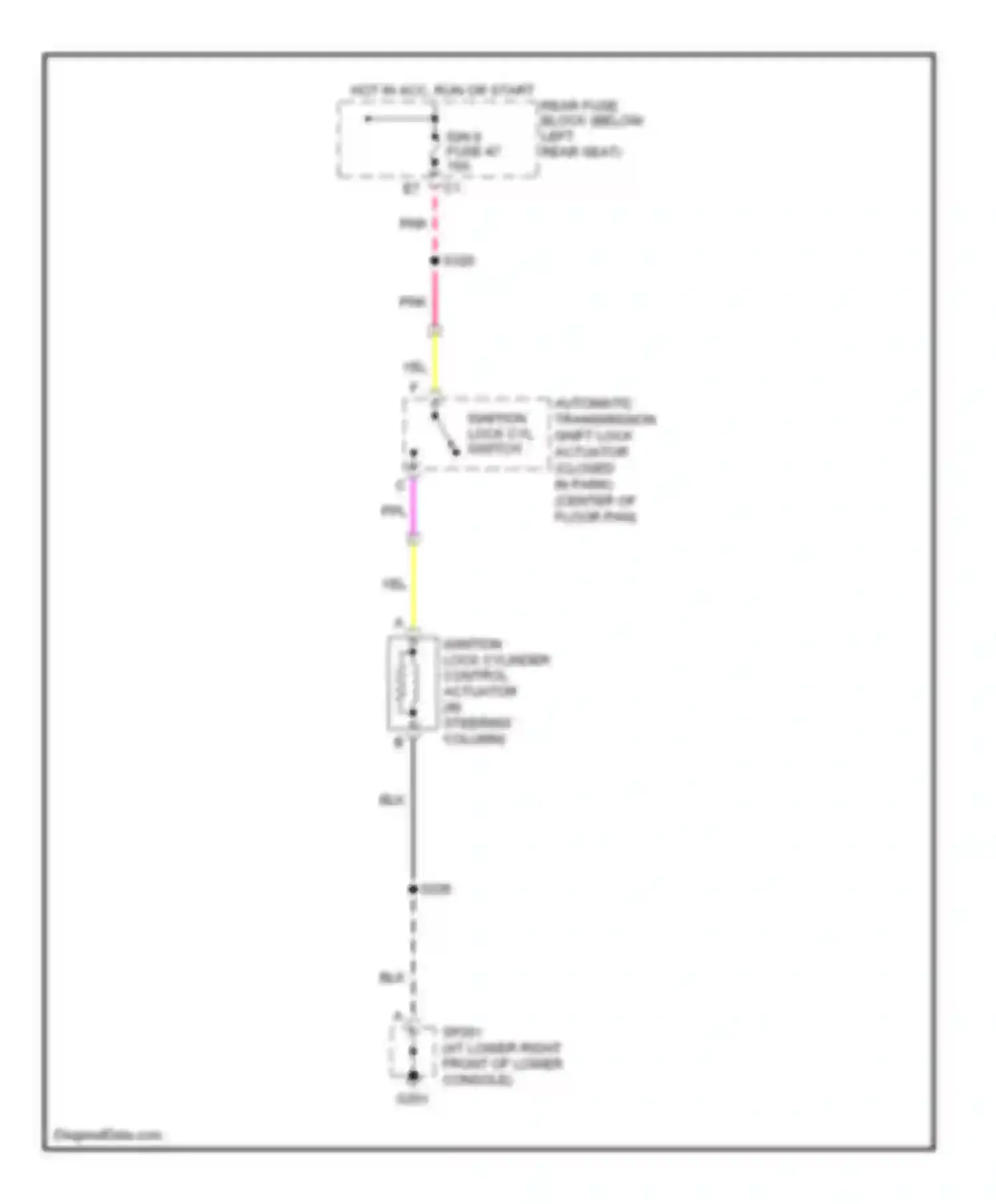 Wiring diagram blk for Chevrolet TrailBlazer I facelift (2005-2009) (64 of 83)