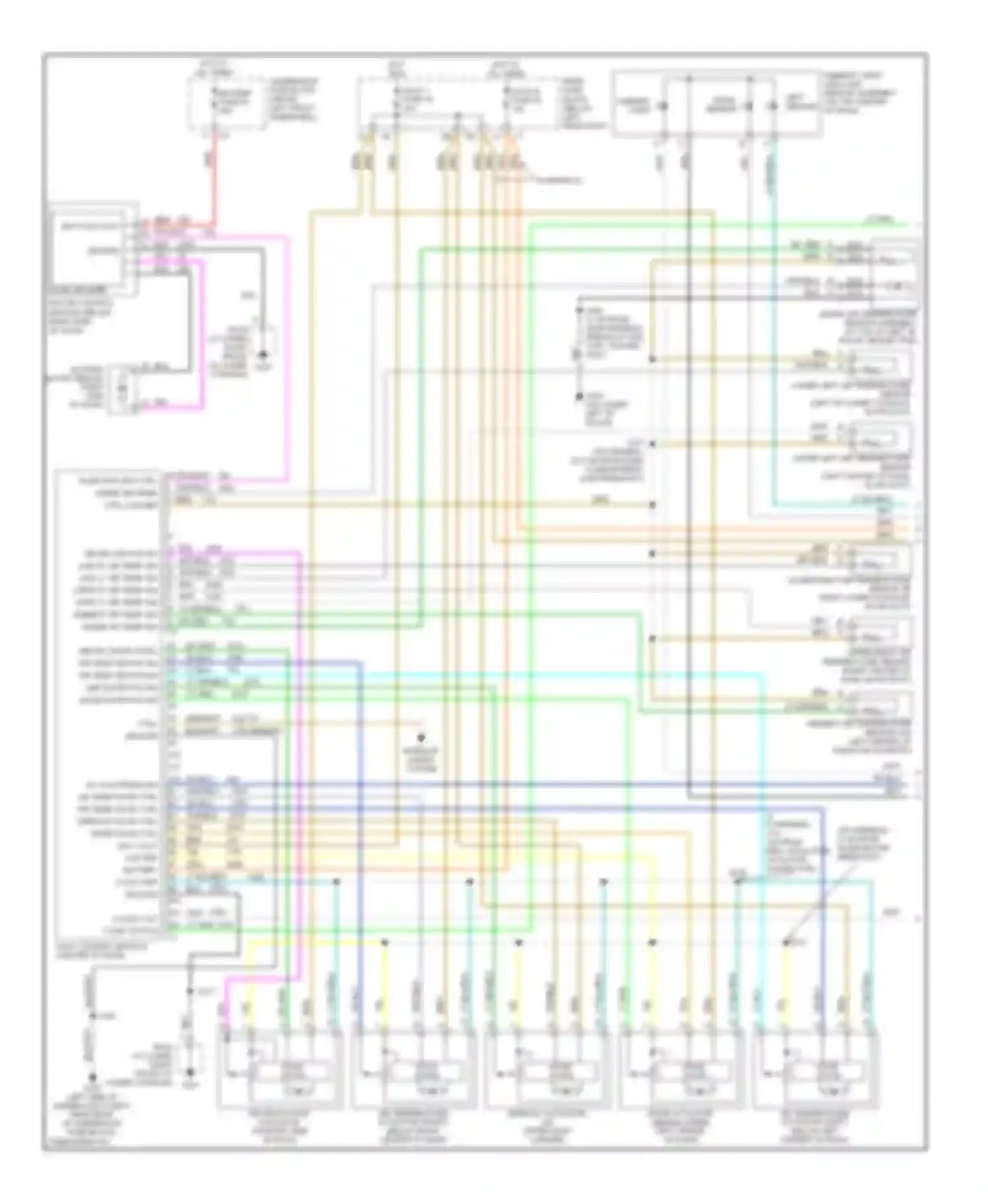 Wiring diagram blwr mtr spd ctrl inside air temp ctrl low ref for Chevrolet TrailBlazer I facelift (2005-2009) (1 of 1)
