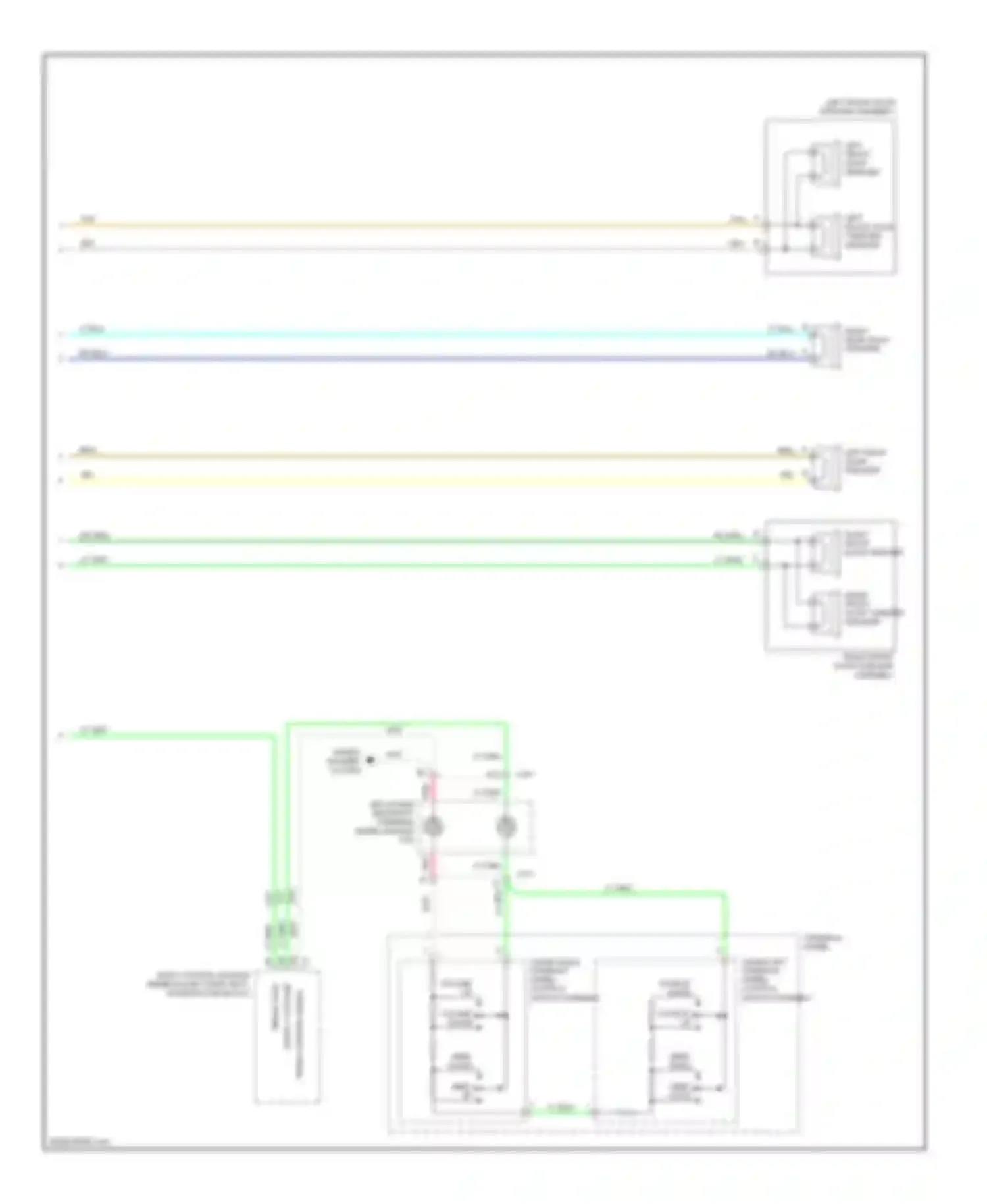 Wiring diagram radio control signal for Chevrolet TrailBlazer I facelift (2005-2009) (2 of 4)