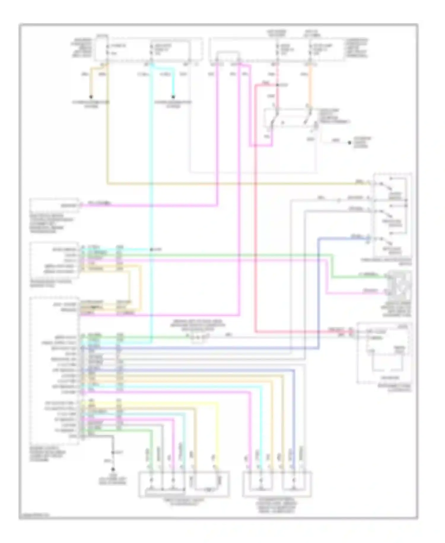 Wiring diagram wht/blk for Chevrolet TrailBlazer I facelift (2005-2009) (2 of 19)